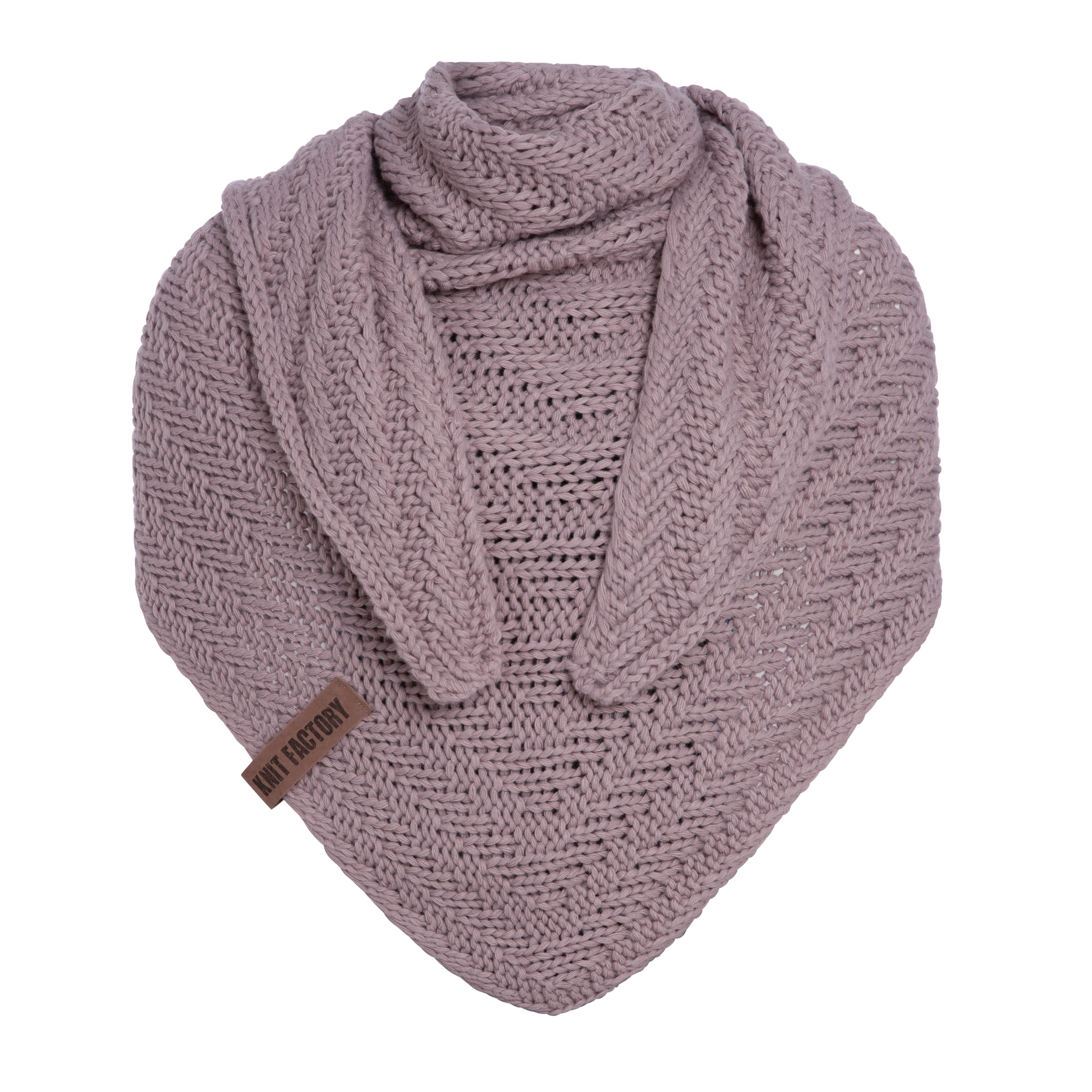 Sally Triangle Scarf Mauve