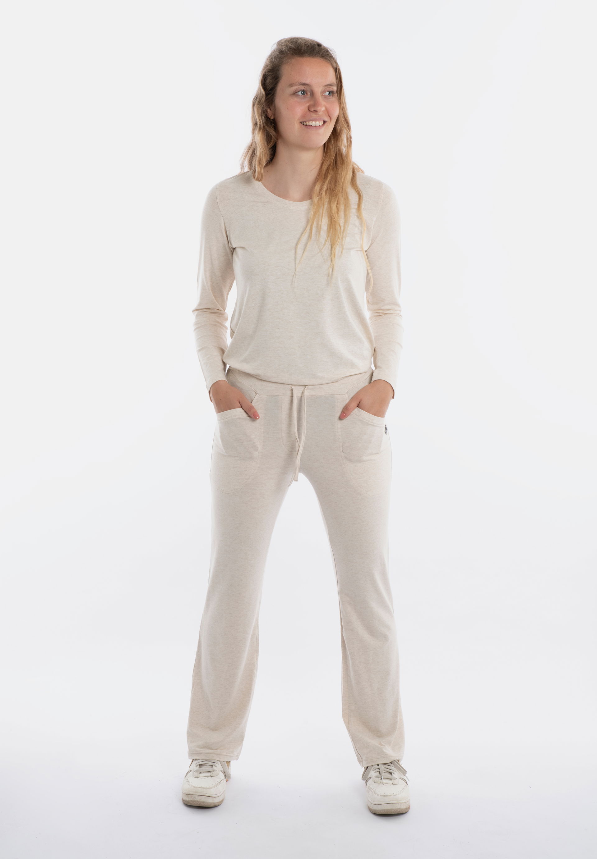 Lily Shirt Beige - XL - Lange Mouwen