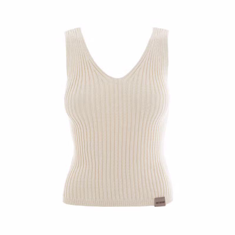 Layla Knitted Top Ecru - 36/38