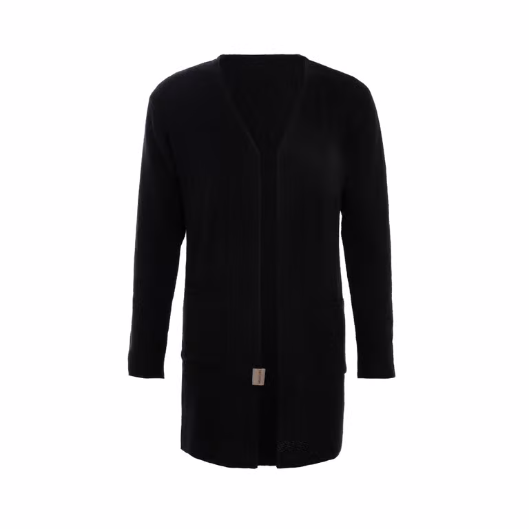 Ella Knitted Cardigan Black - 36/38