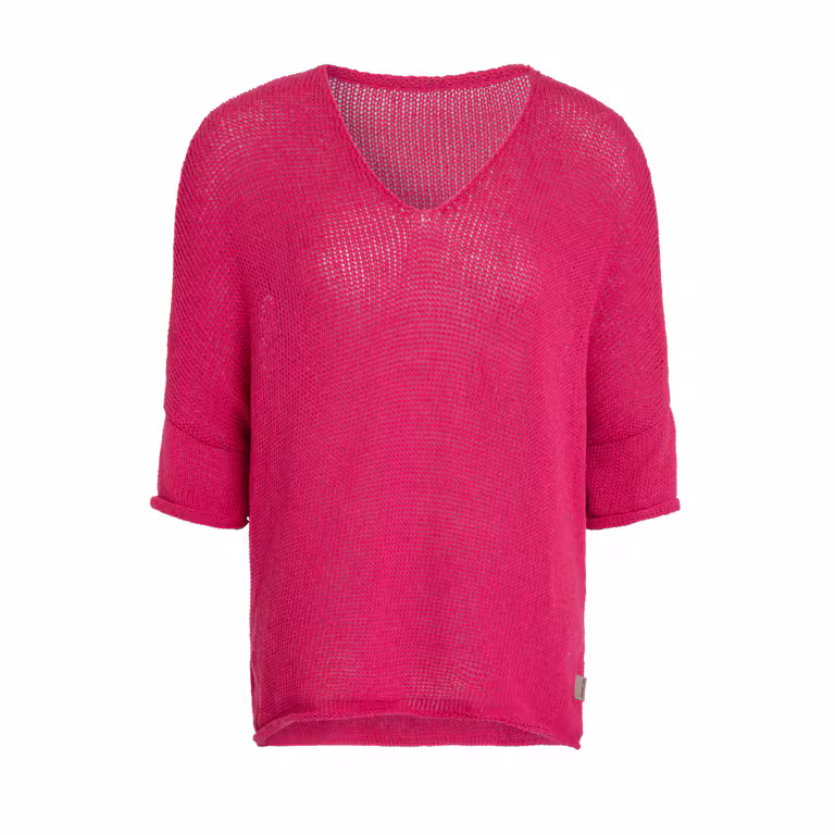 Jasmin Col V Pullover Fuchsia - 36/44