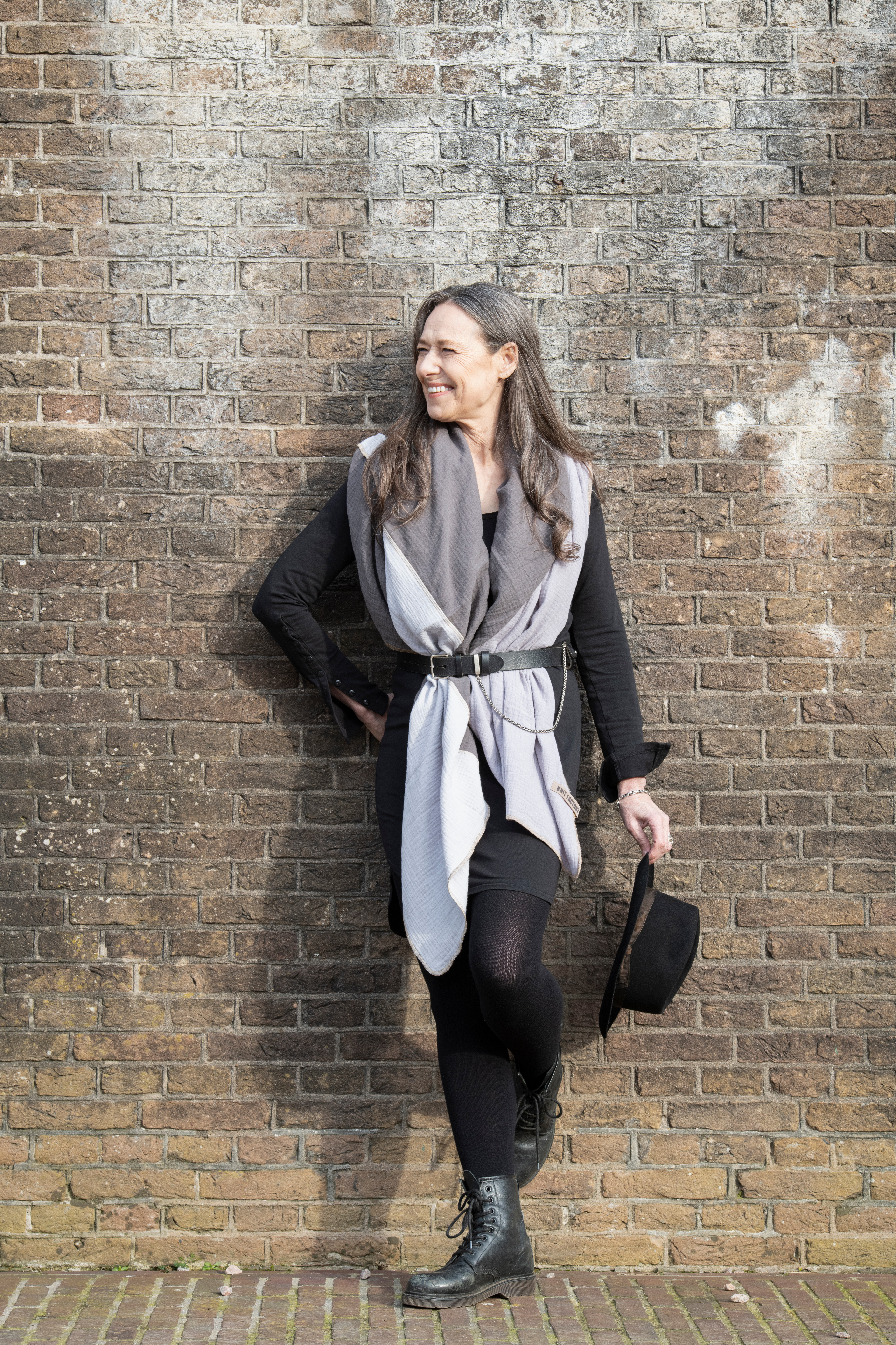 Fay Pareo - XL Scarf - Beach cloth Anthracite/Grey Fay Pareo - XL Scarf - Beach cloth Anthracite/Grey