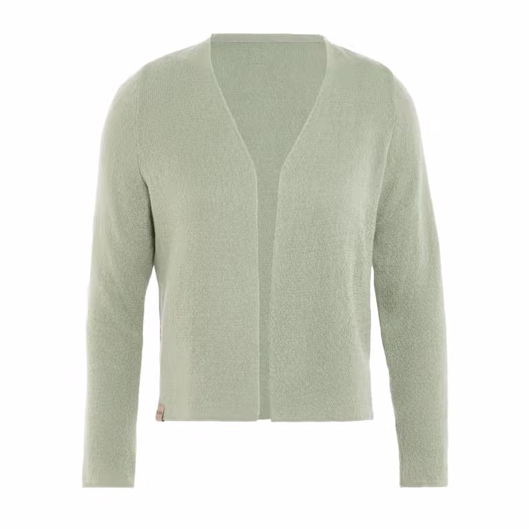 Ella Short Knitted Cardigan Sage Green - 40/42