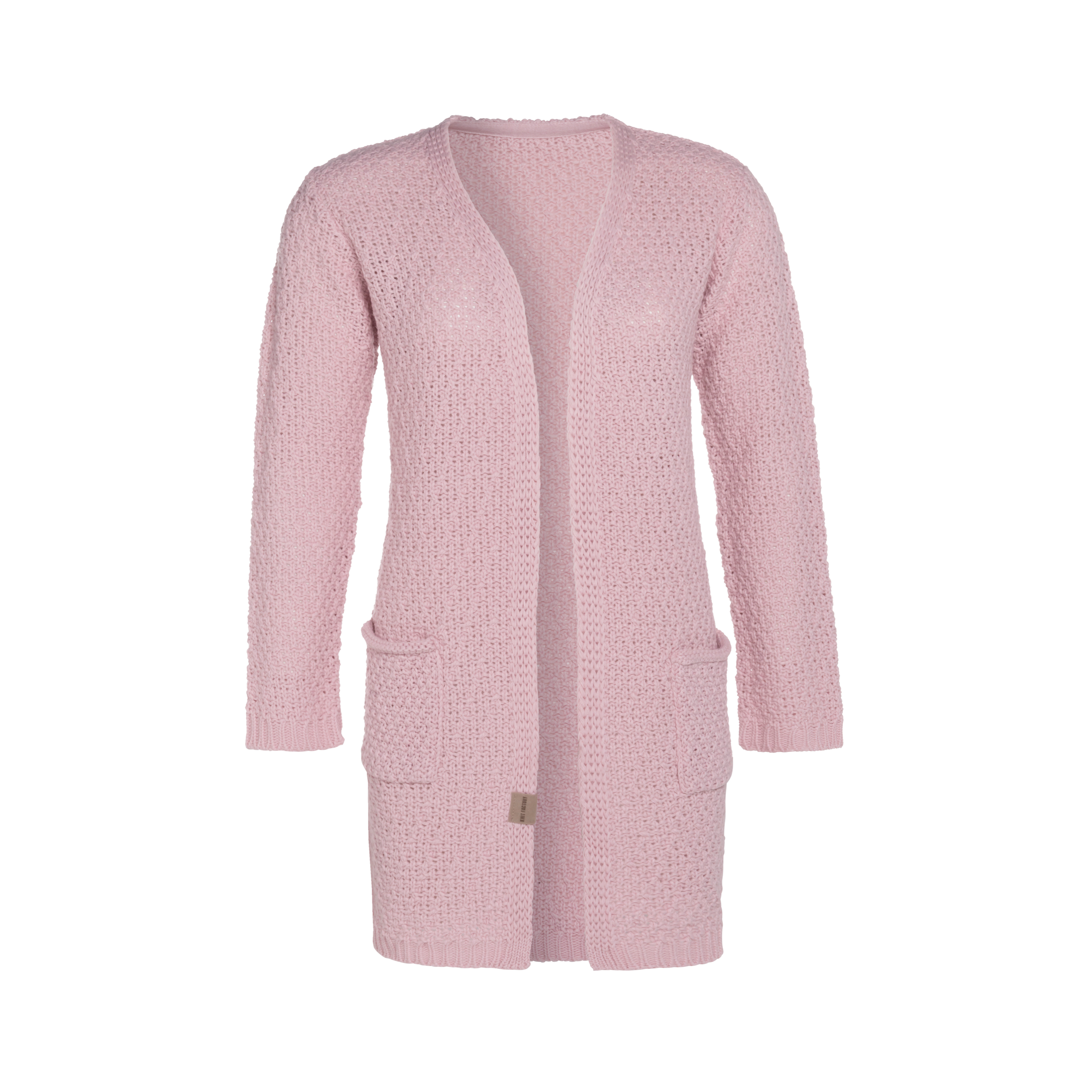 Luna Strickjacke Rosa - 36/38 - Mit Taschen Luna Strickjacke Rosa - 36/38 - Mit Taschen