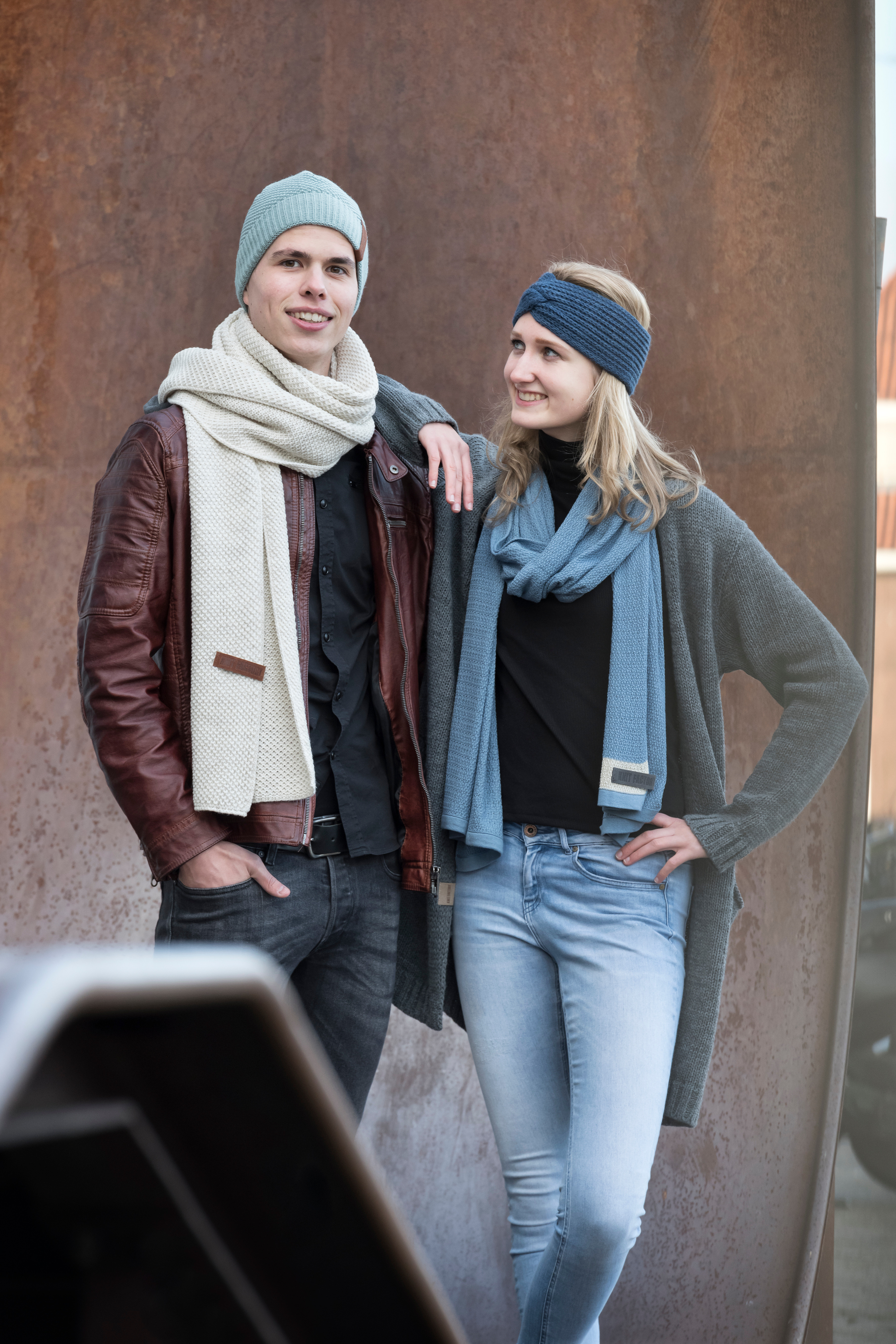 Ruby Strickjacke Anthrazit - 36/38 - Mit Taschen