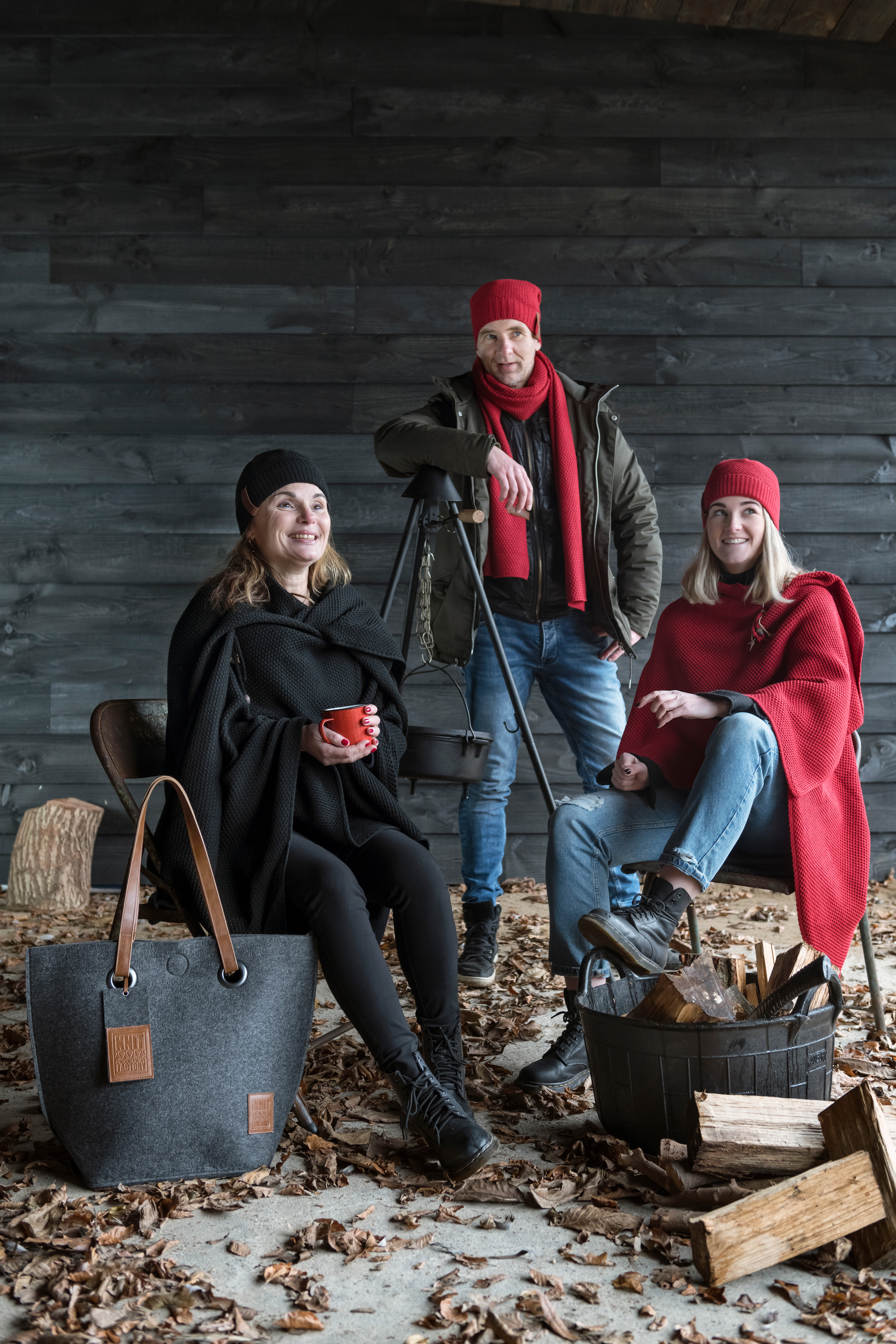 Jazz Poncho Cape Bordeaux