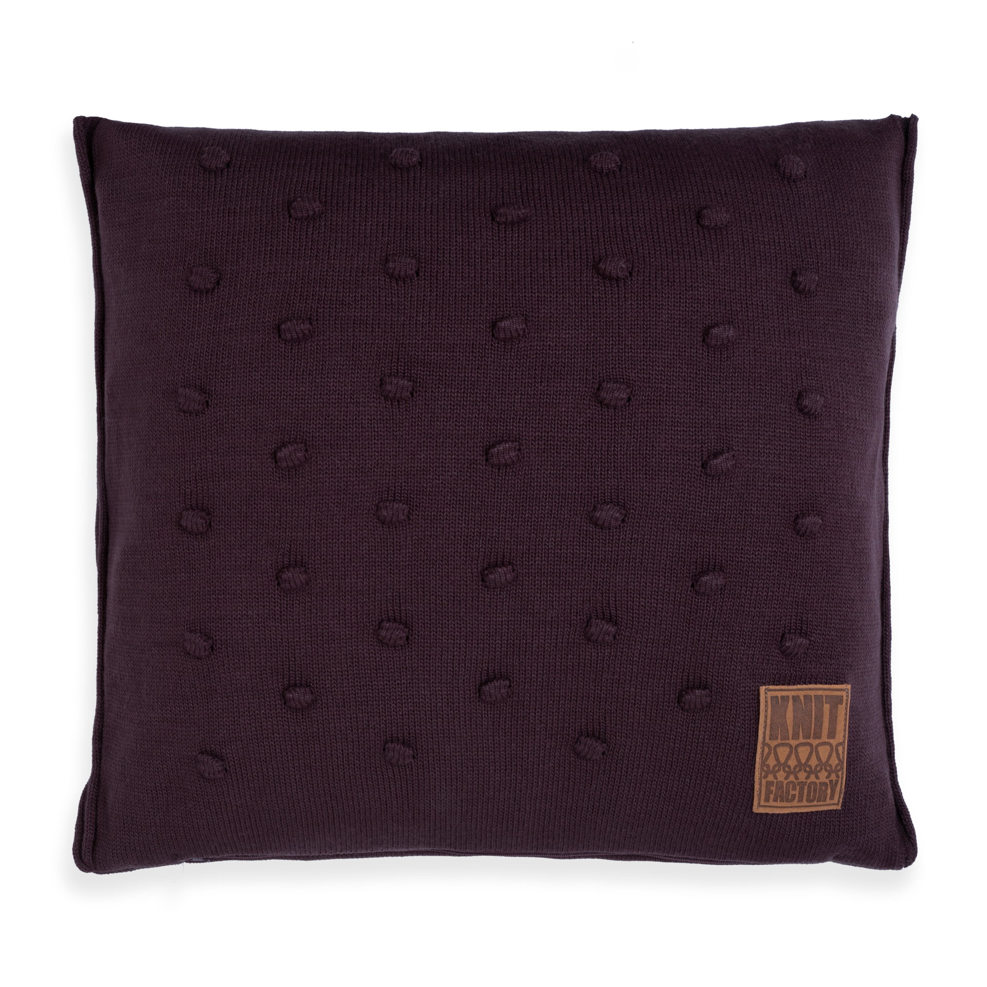 Noa Cushion Aubergine - 50x50