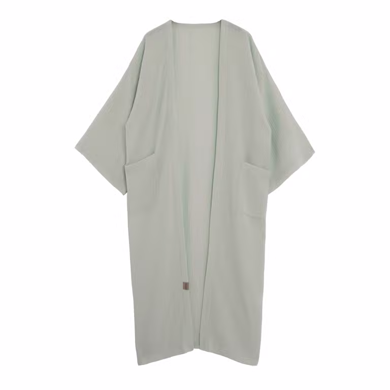 Elva Long Kimono Olive Mist - 36/42