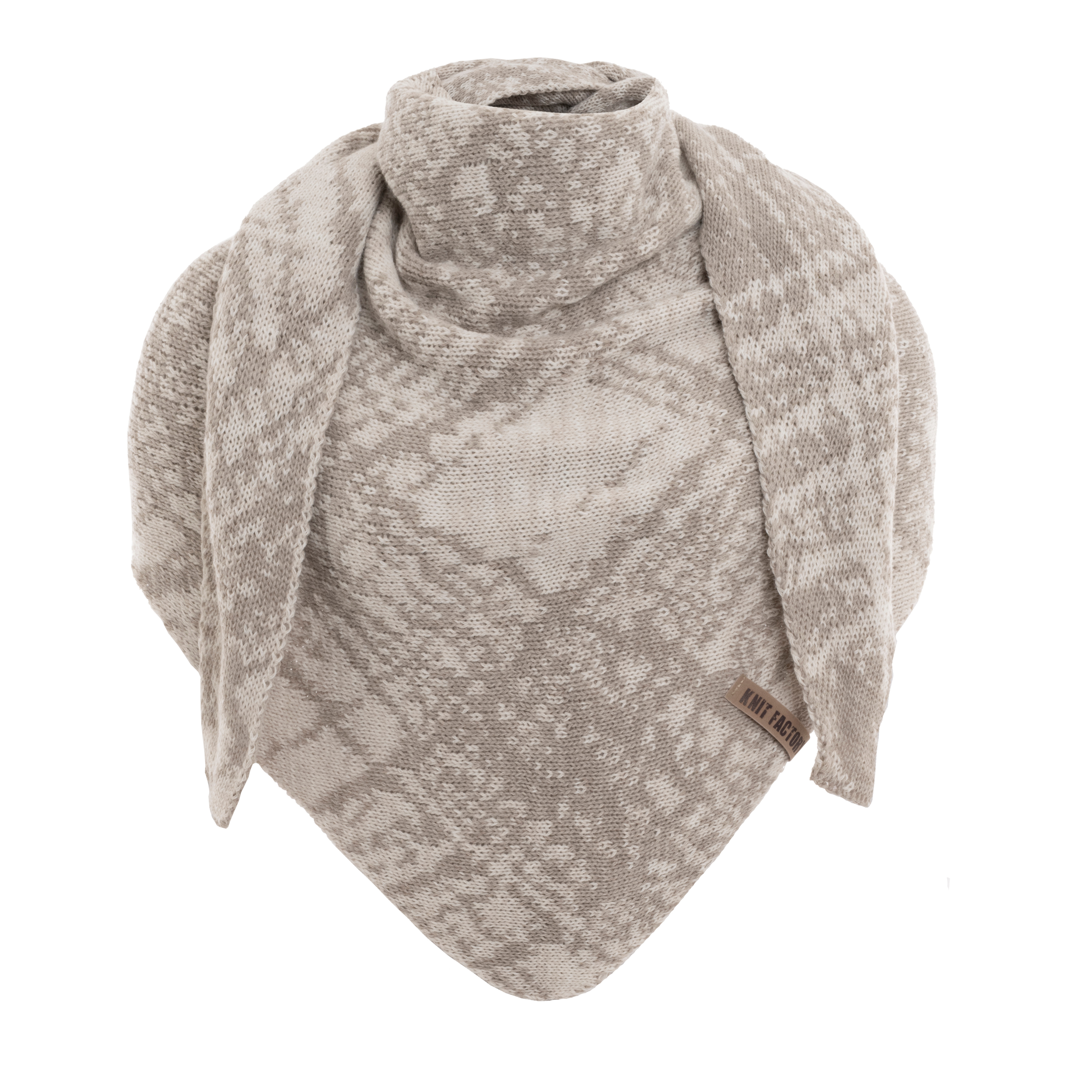 Lea Dreiecksschal Beige/Iced Clay