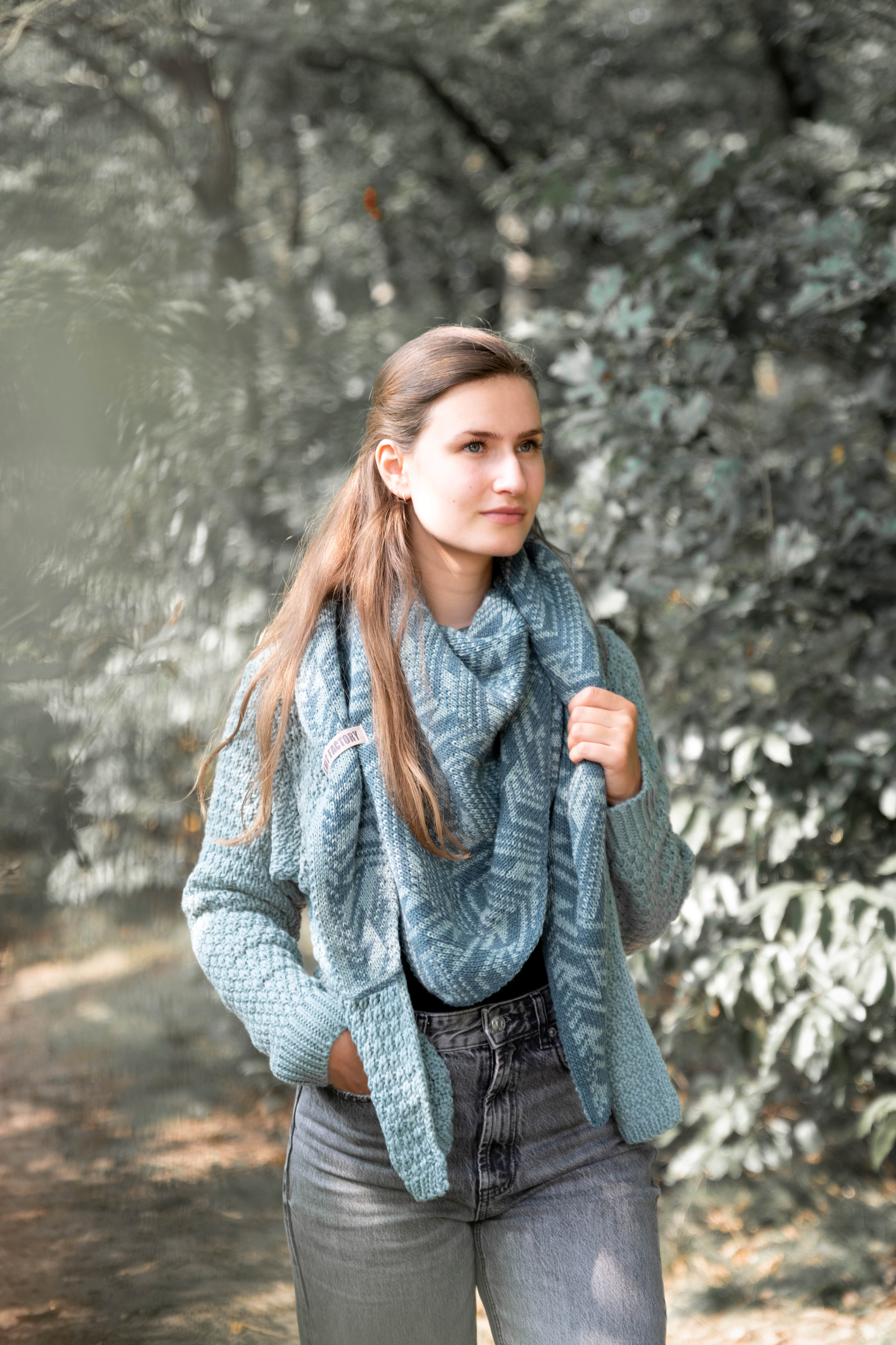 Becky Kurze Strickjacke Sage Green - 40/42