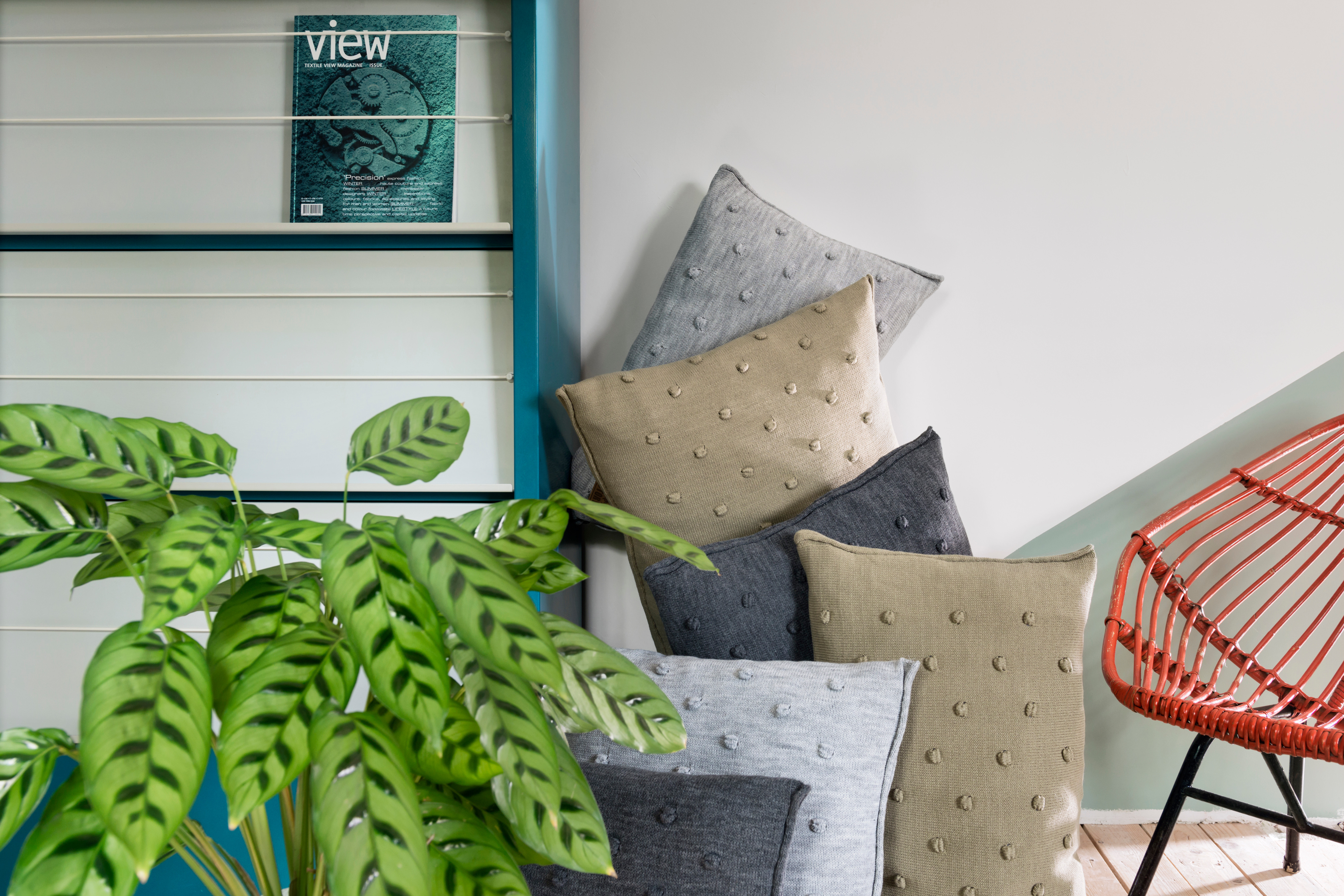 Noa Cushion Light Grey - 60x40