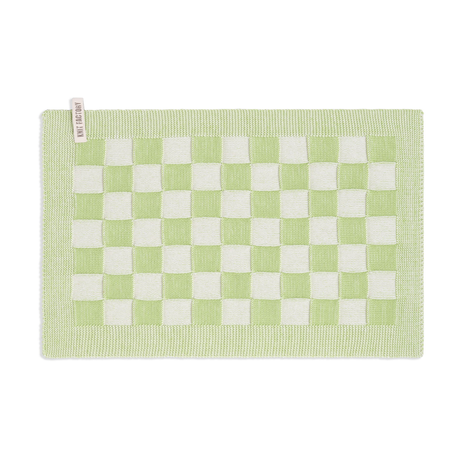 Tischset Block Ecru/Spring Green