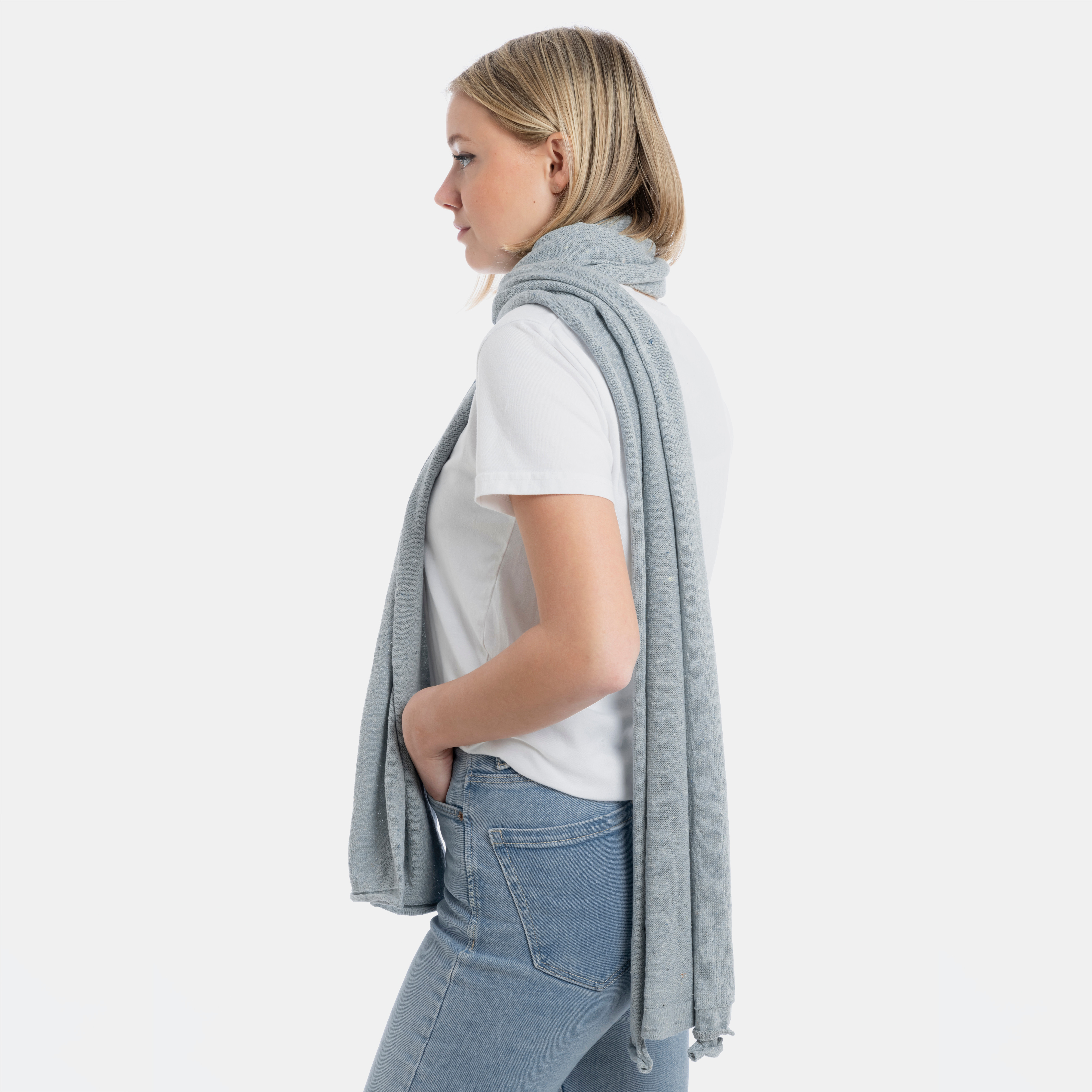 Iris Scarf Indigo
