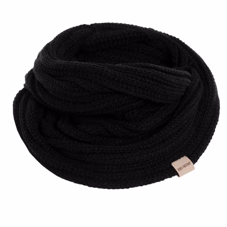 Nica Loop Schal Schwarz
