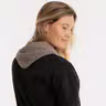 Yuna Triangle Neck Scarf  Marron