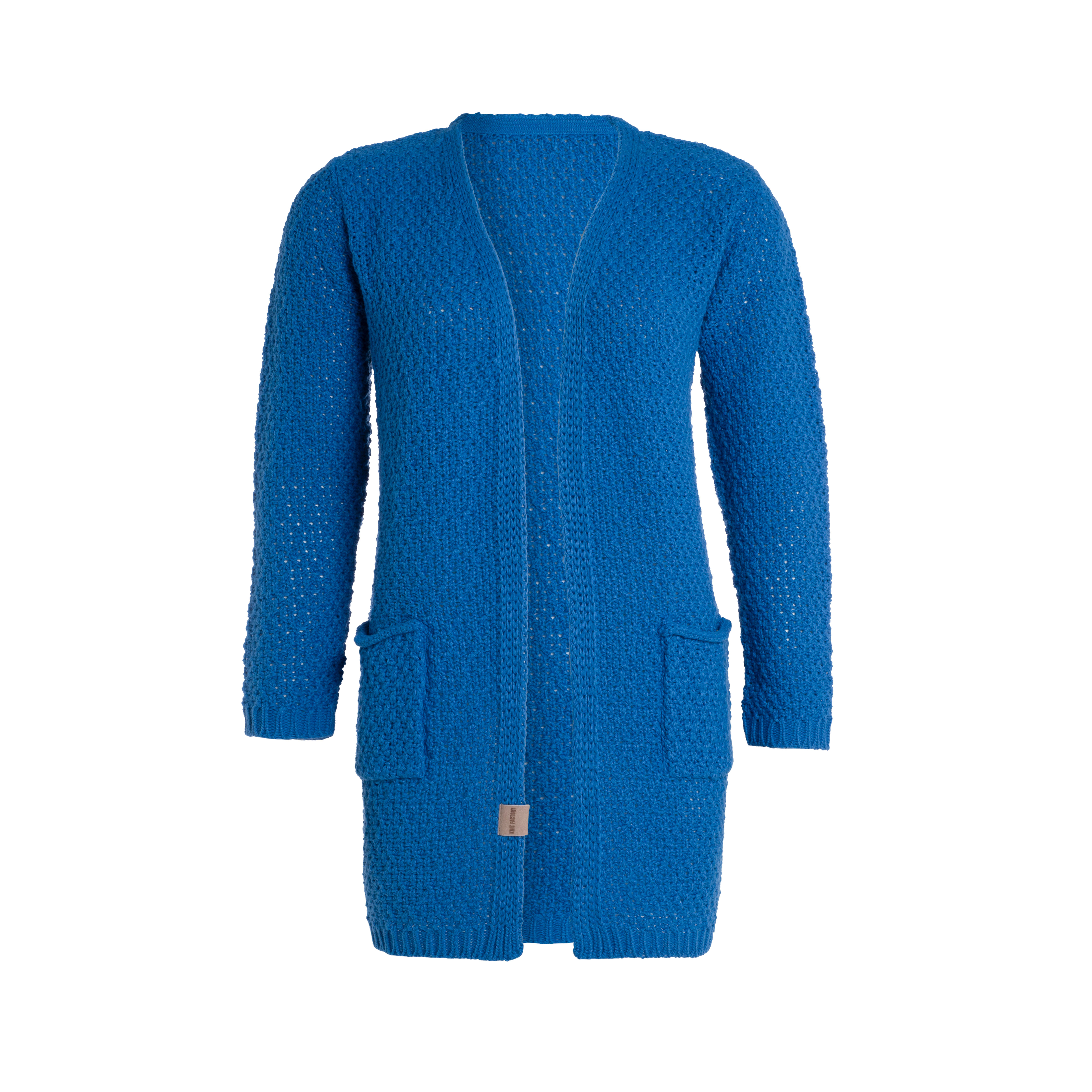 Luna Strickjacke Cobalt - 36/38 - Mit Taschen