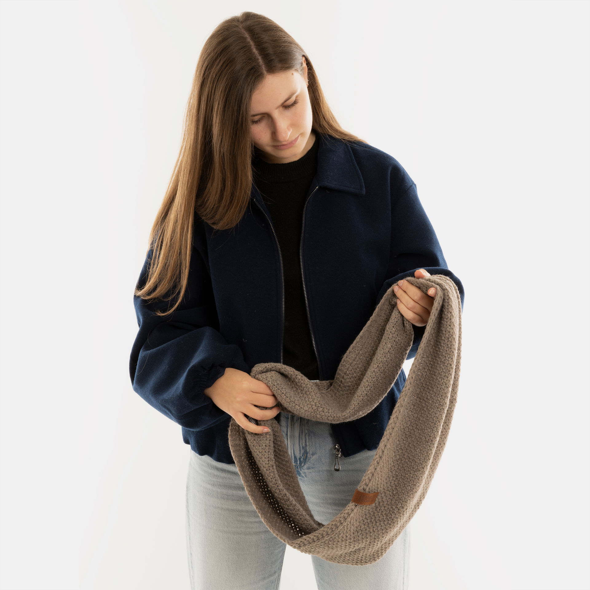 Coco Infinity Scarf Marron