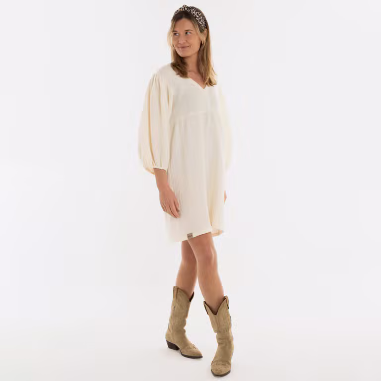 Drew Dress Ecru - 36/38