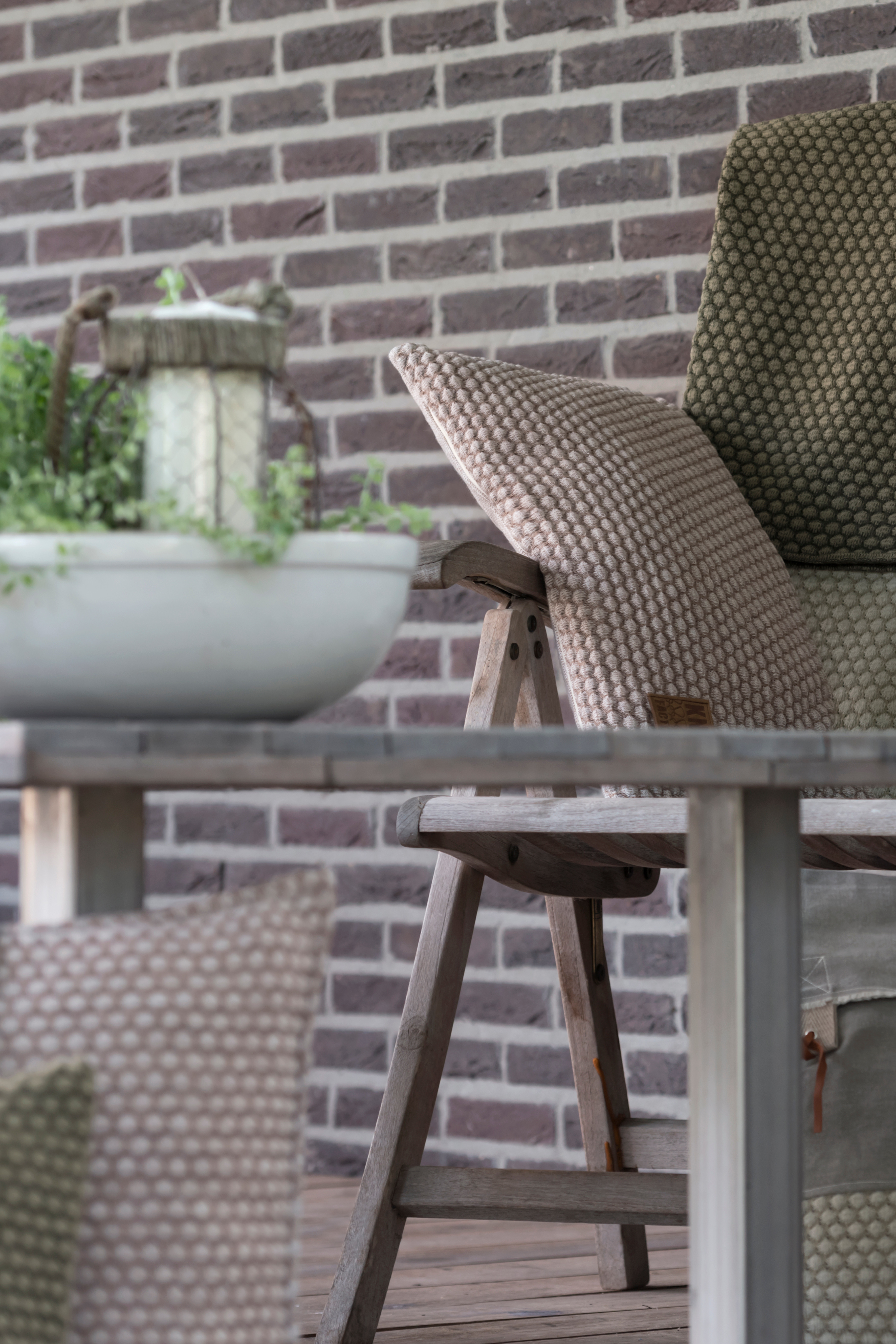 Juul Cushion Marron/Beige - 50x50