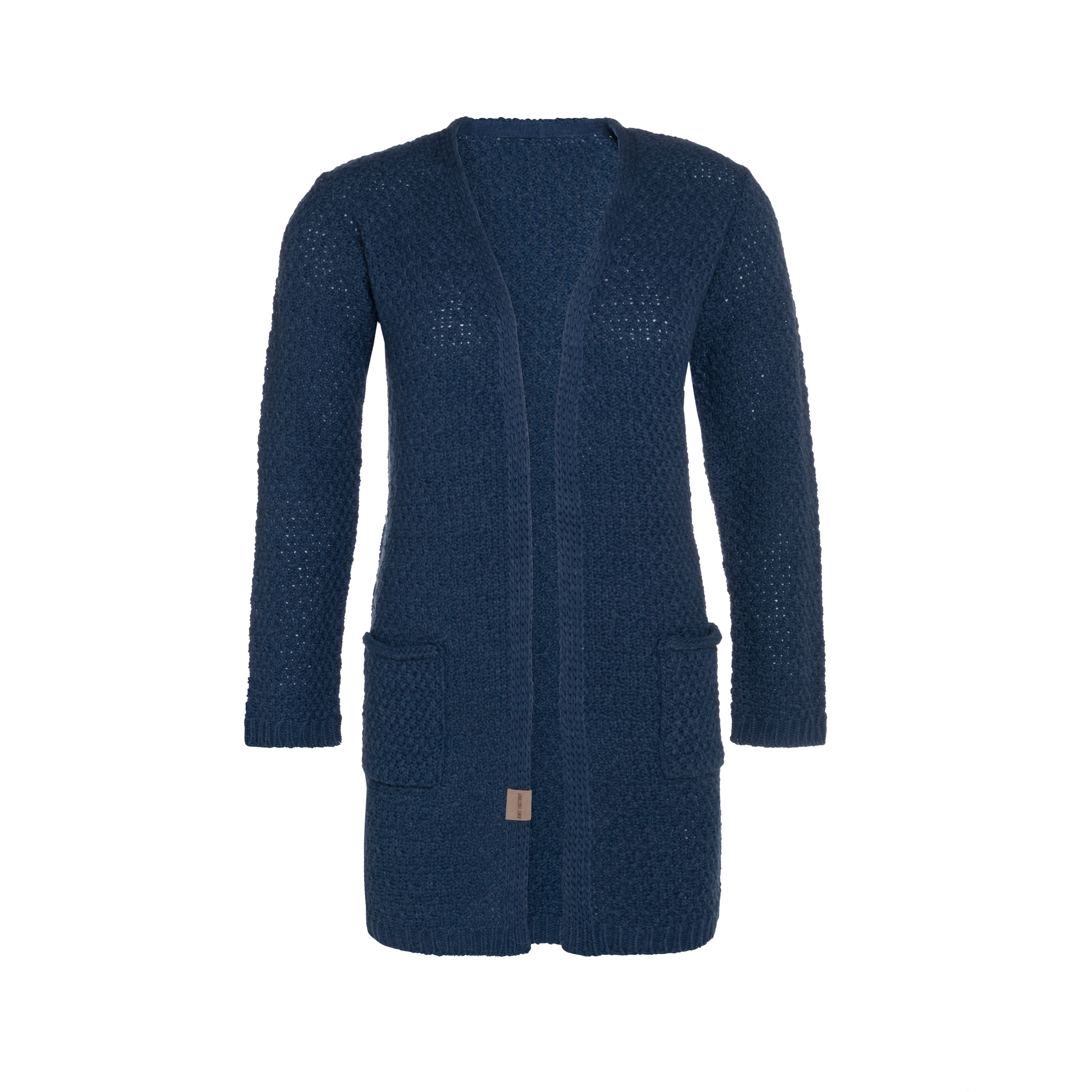 Luna Knitted Cardigan Jeans - 36/38 - With side pockets