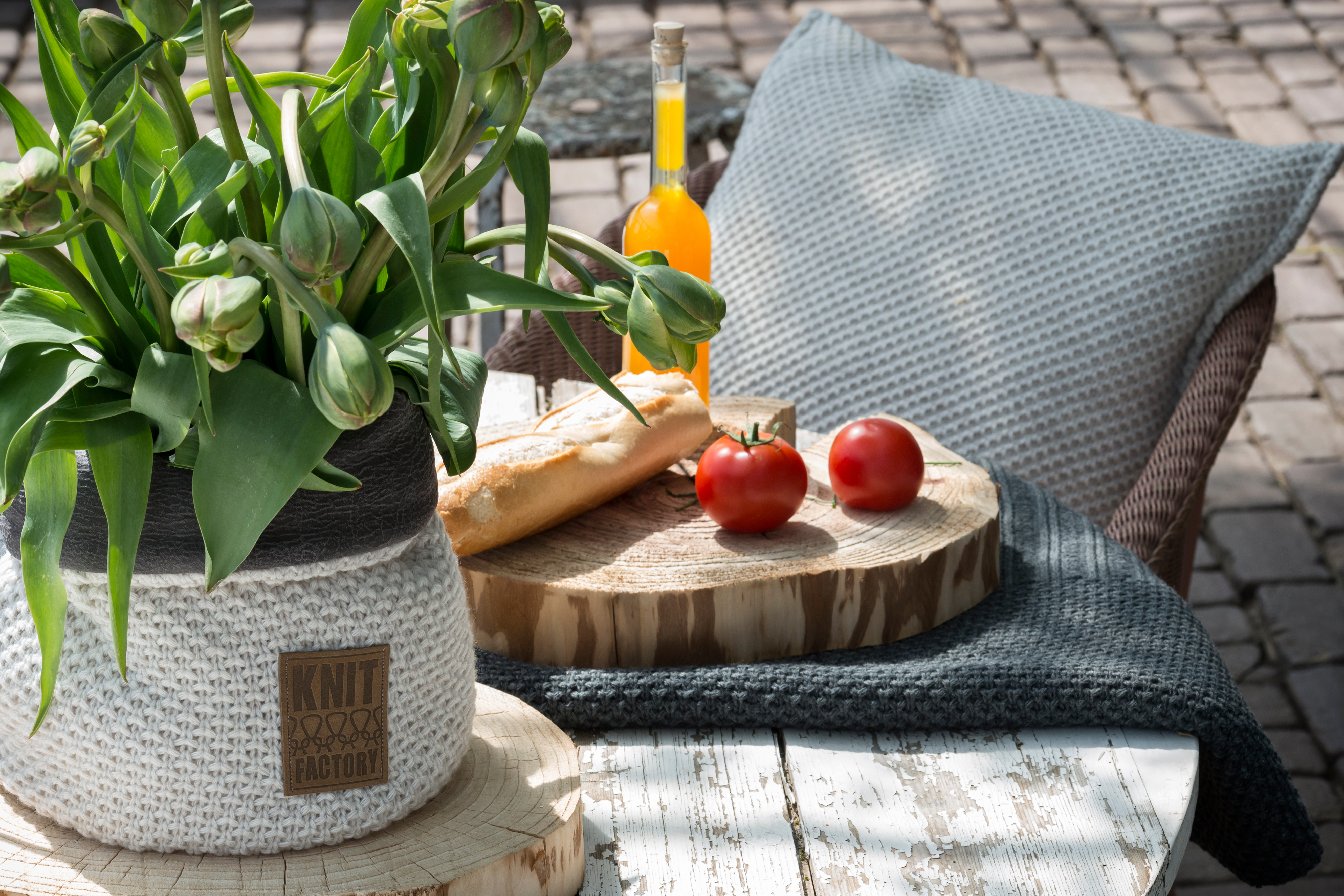 Lynn Basket Aubergine - 25 cm