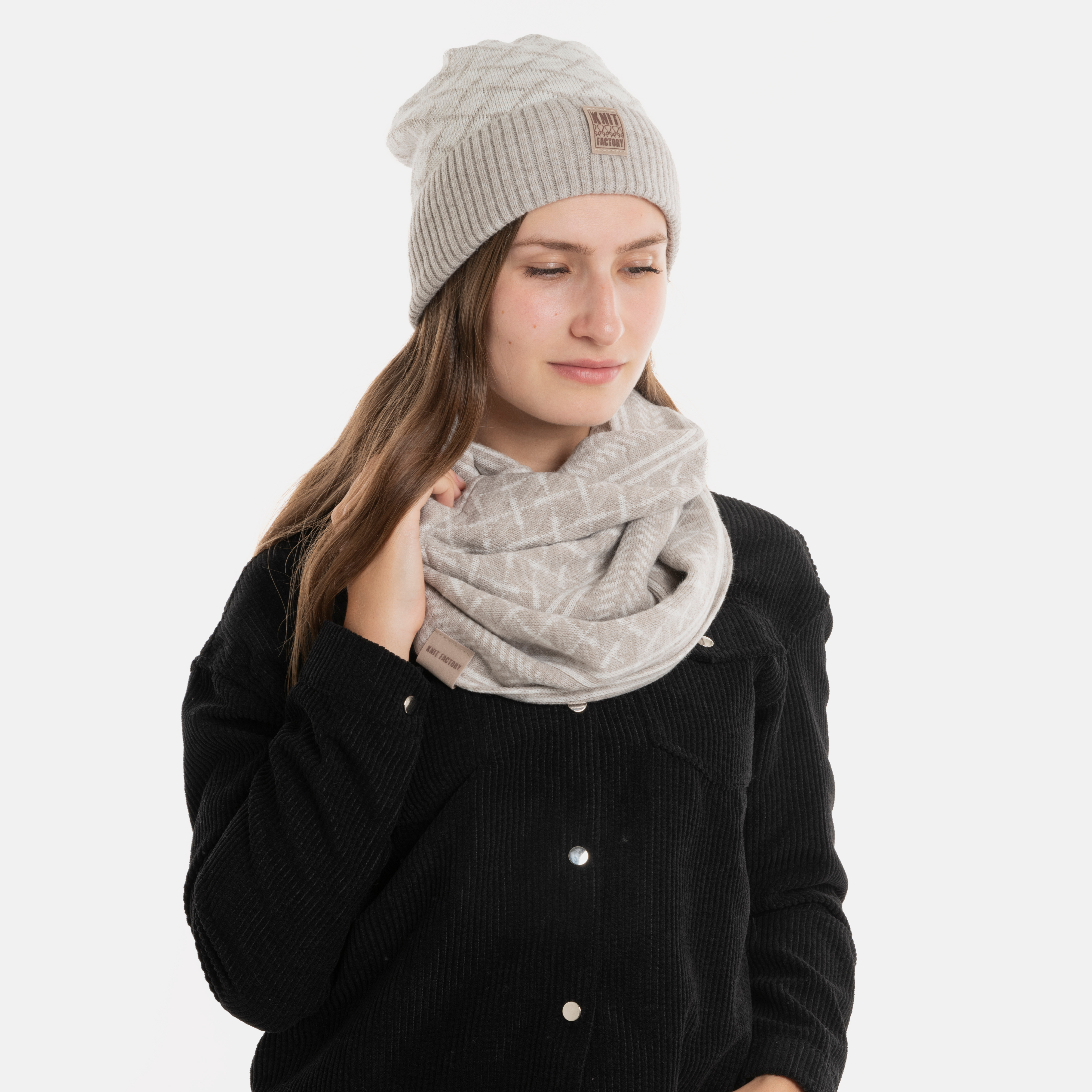 Dusk Loop Schal Iced Clay/Beige