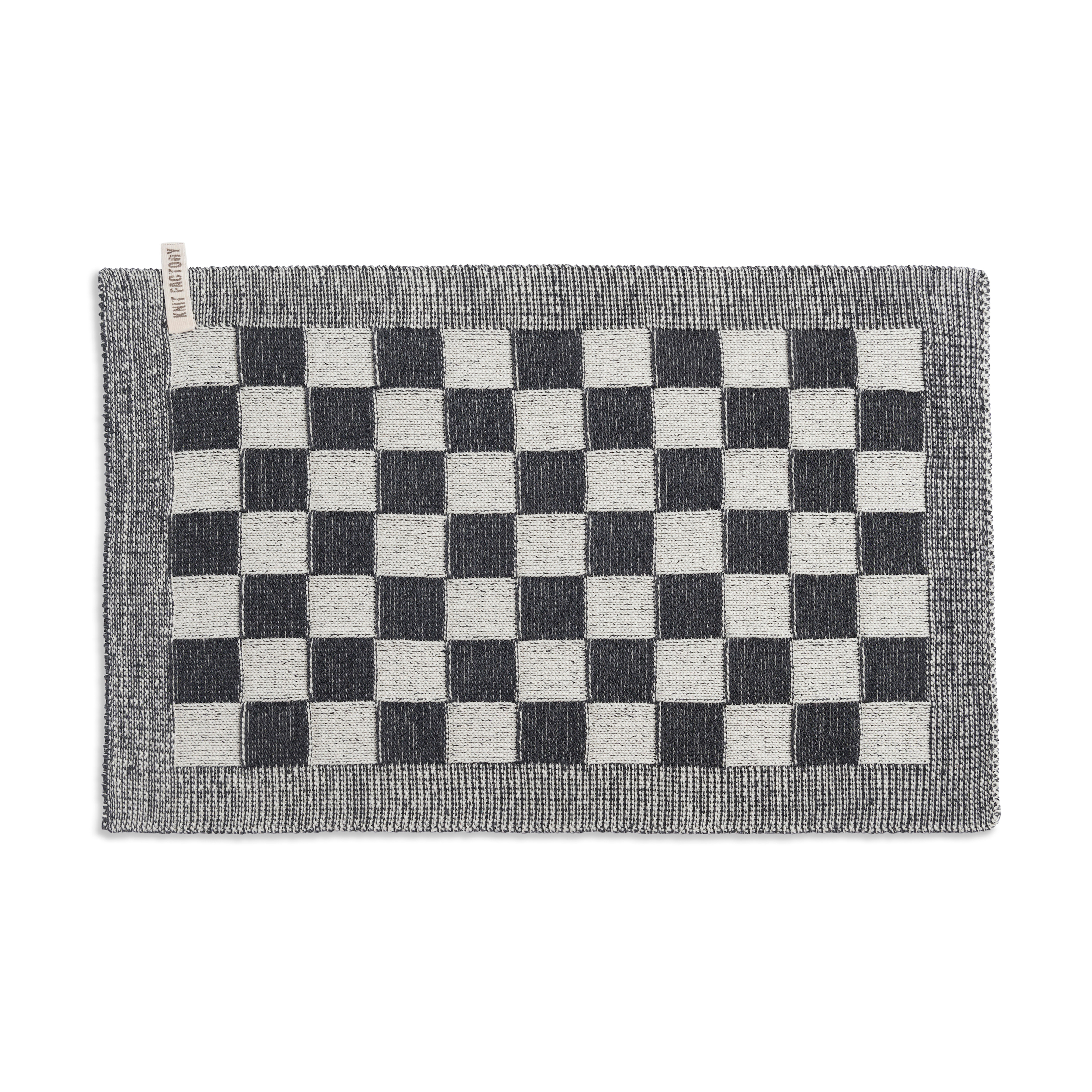 Placemat Block Ecru/Anthracite