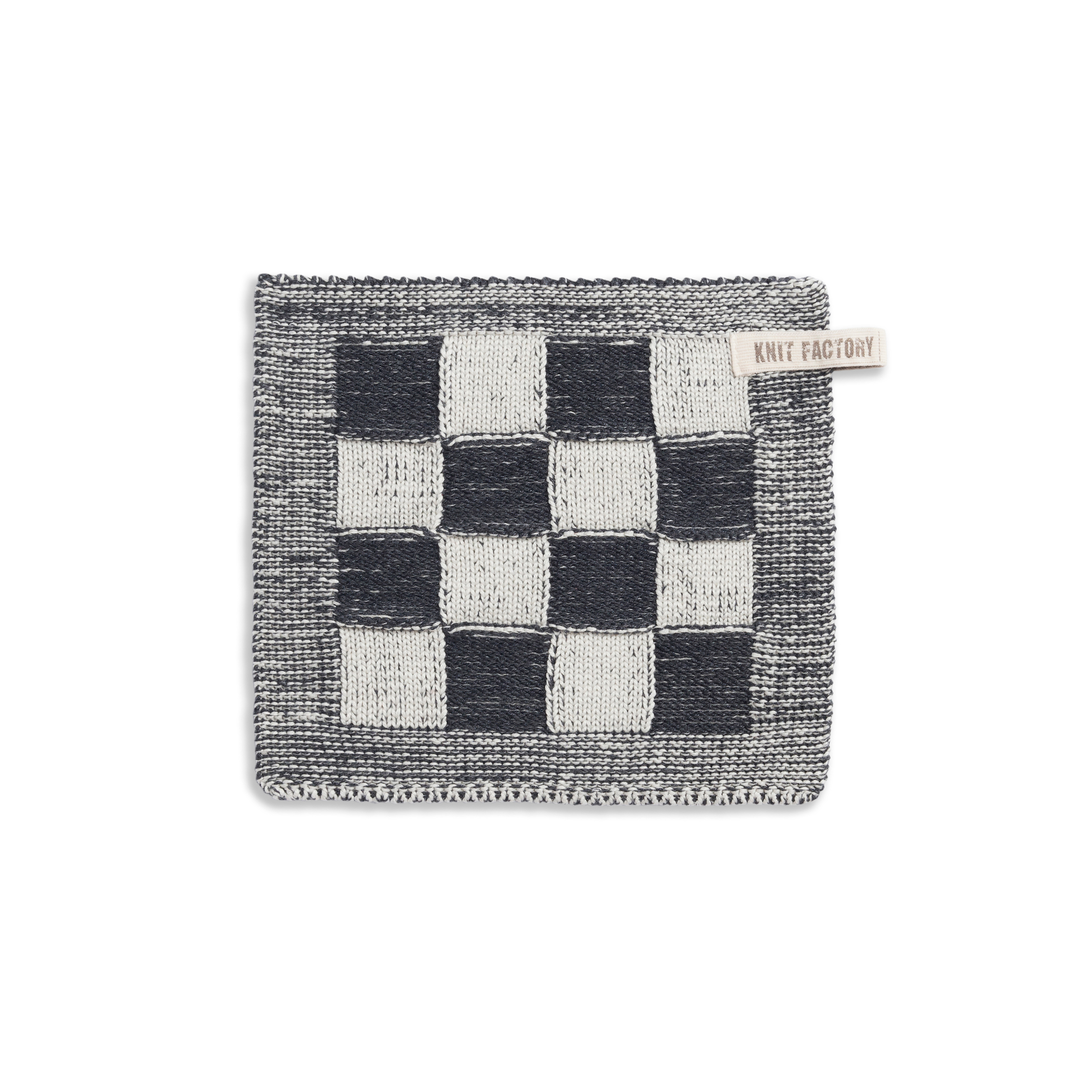 Potholder Block Ecru/Anthracite