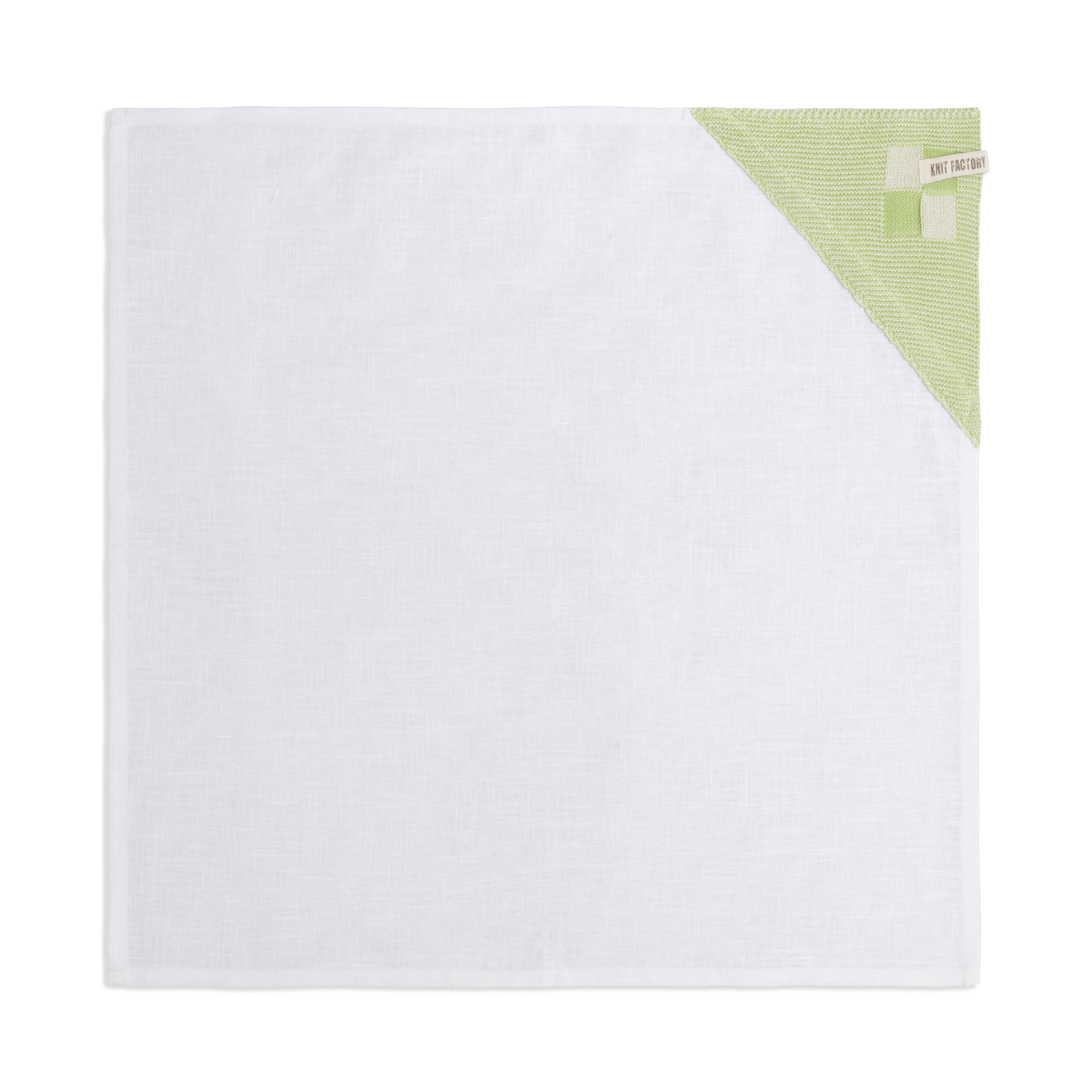 Geschirrtuch Block Ecru/Spring Green