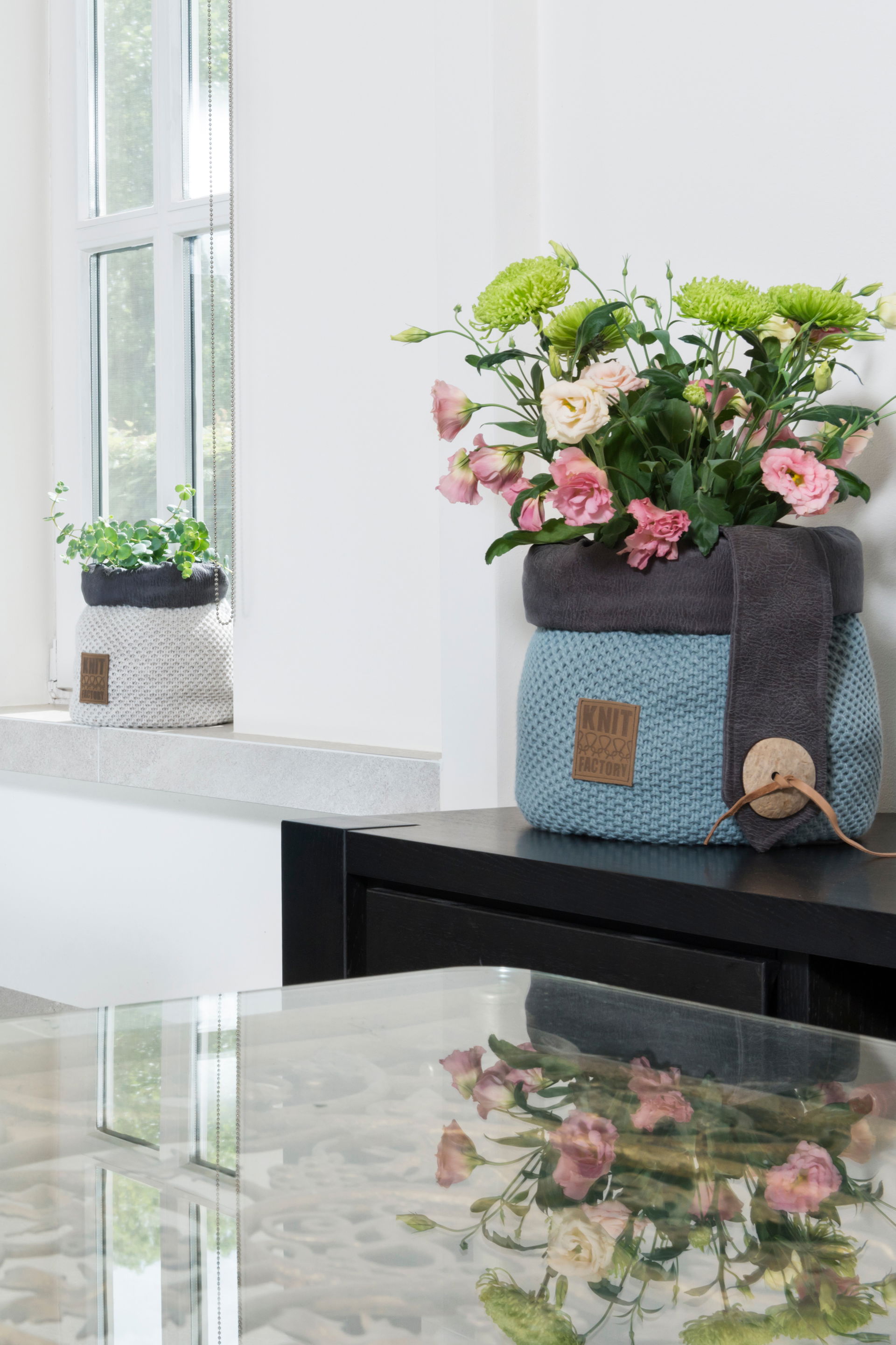 Lynn Basket Aubergine  - 35 cm