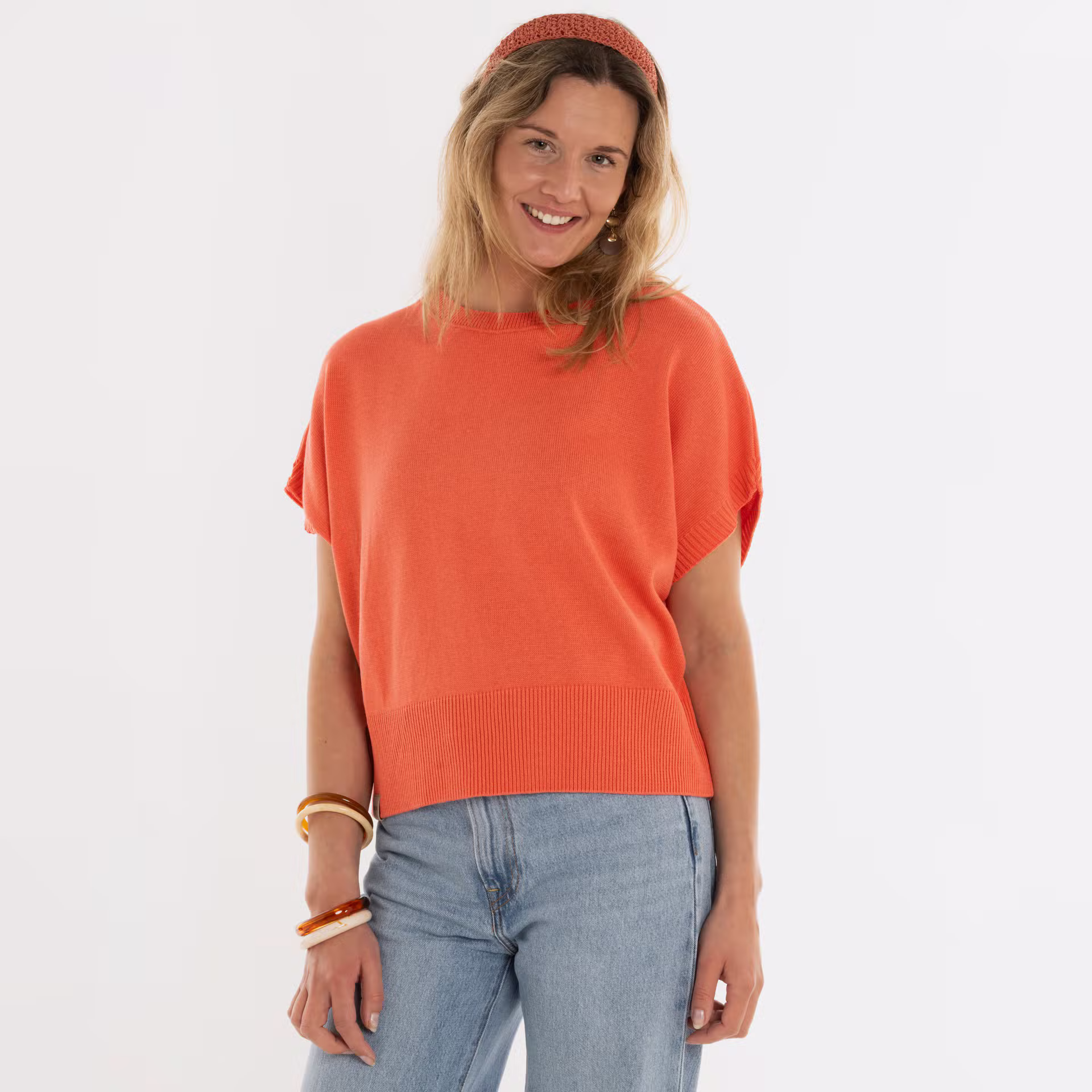 Casy Pullover Sunset Orange - 36/38