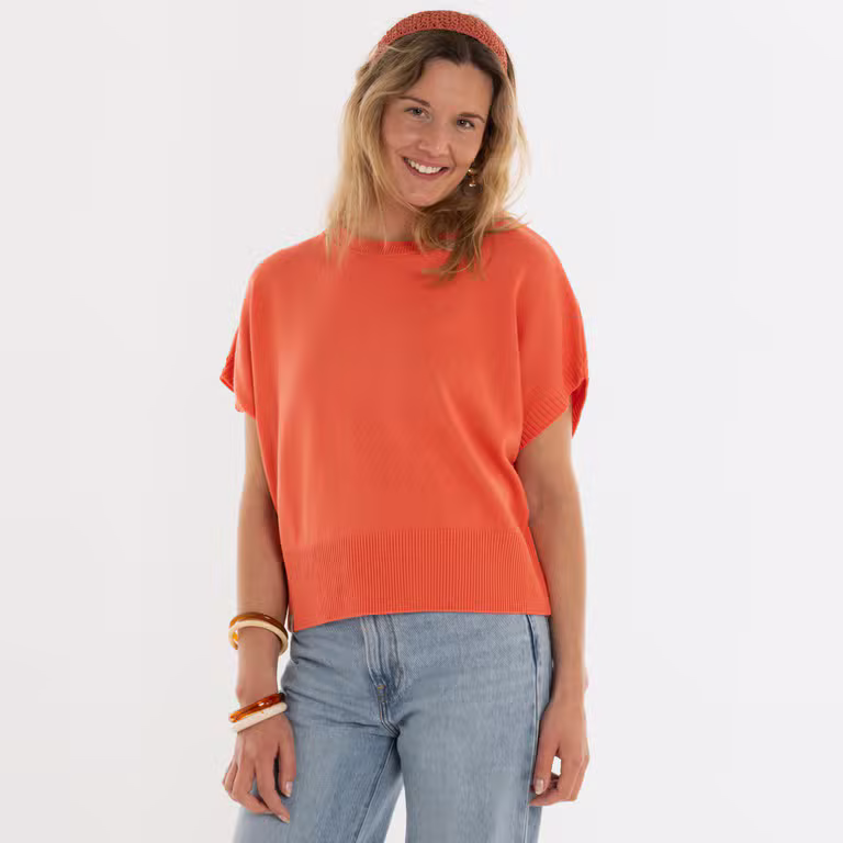 Casy Pullover Sunset Orange - 36/38