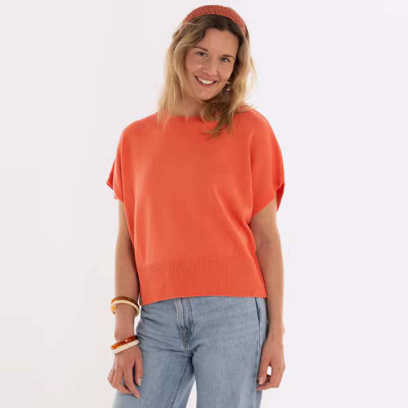 Casy Pullover Sunset Orange - 36/38