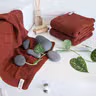 Ivy Premium Knitted Towel Rust - 50x100