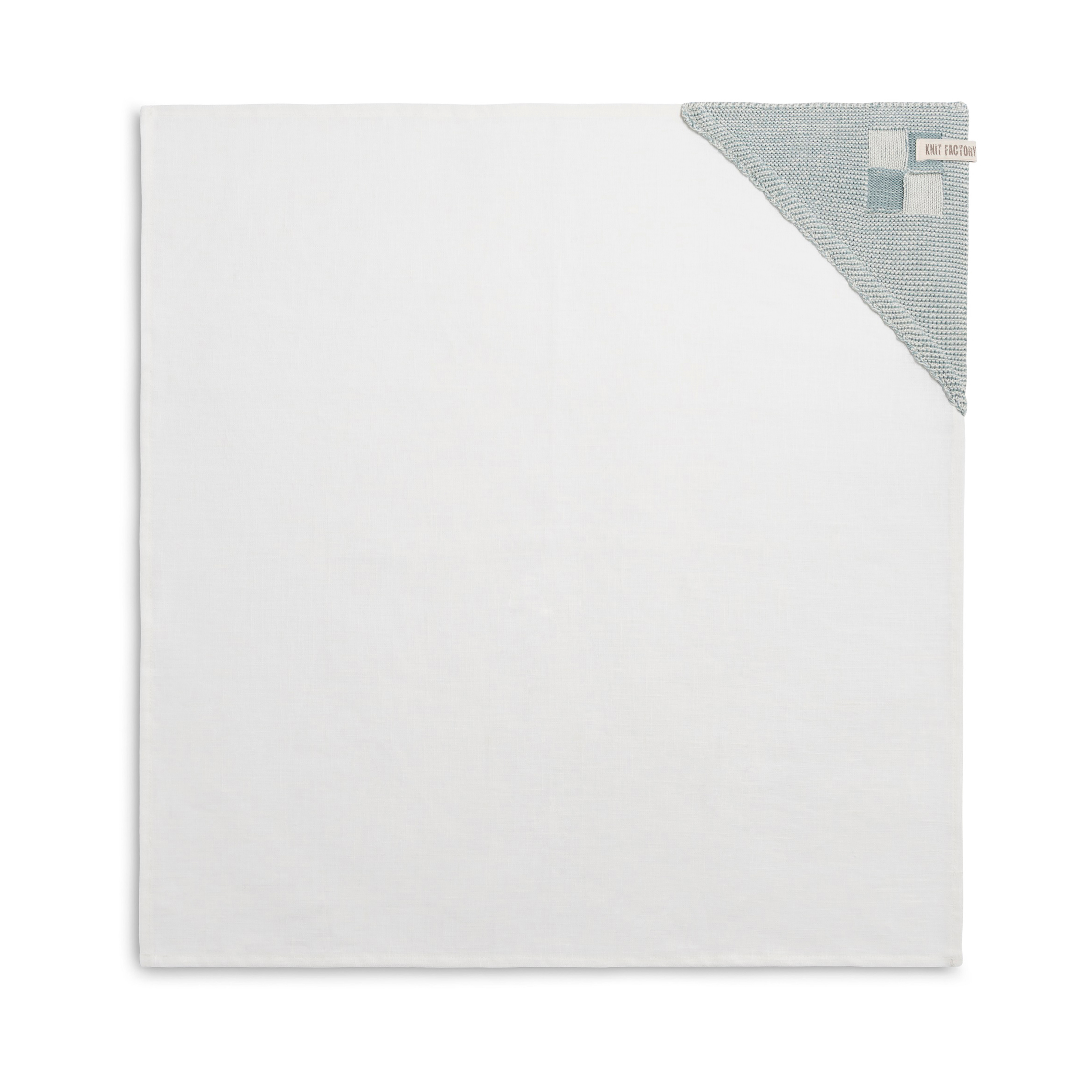 Tea-towel Block Ecru/Stone Green