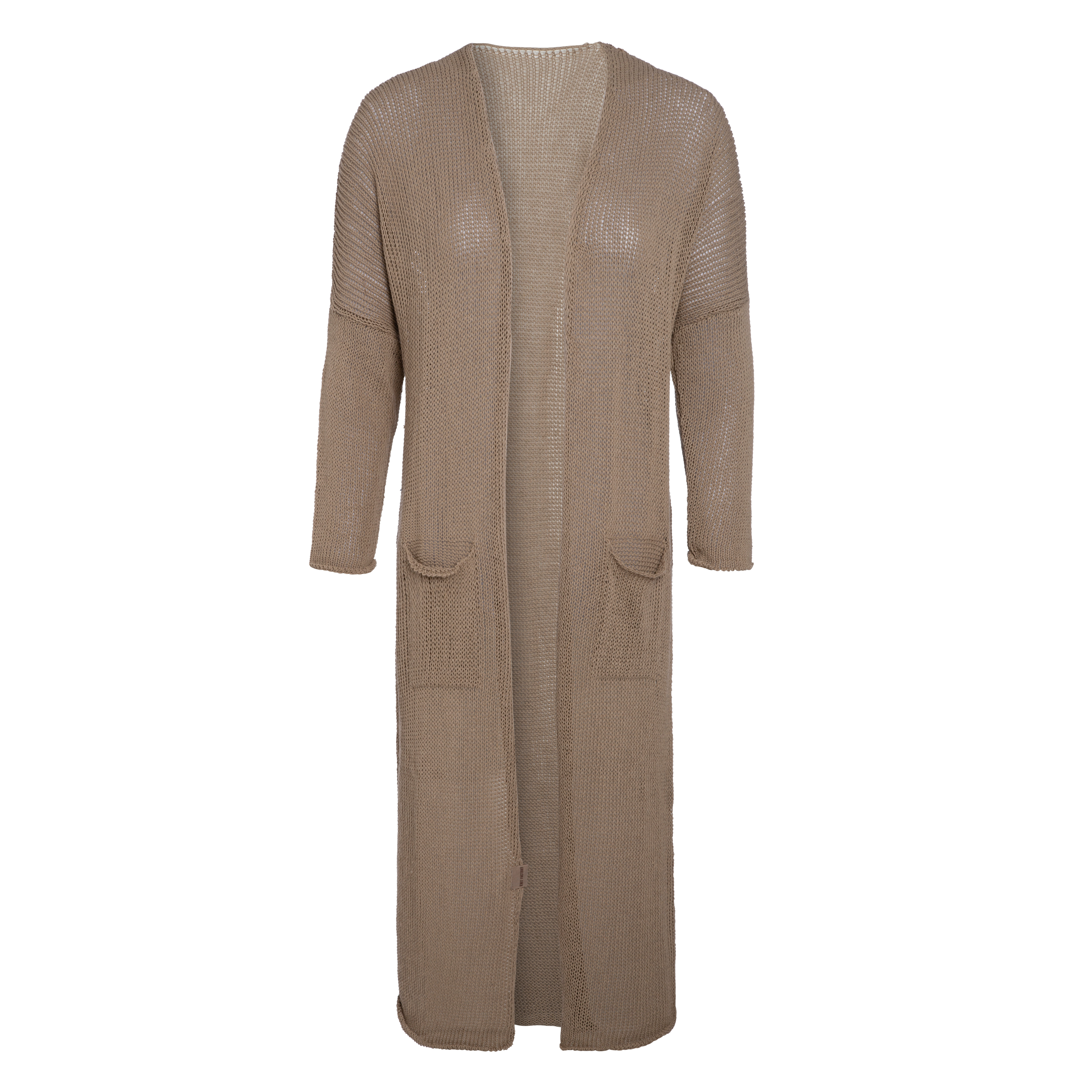 Jasmin Lange Strickjacke Leinen - 36/38 - Mit Taschen