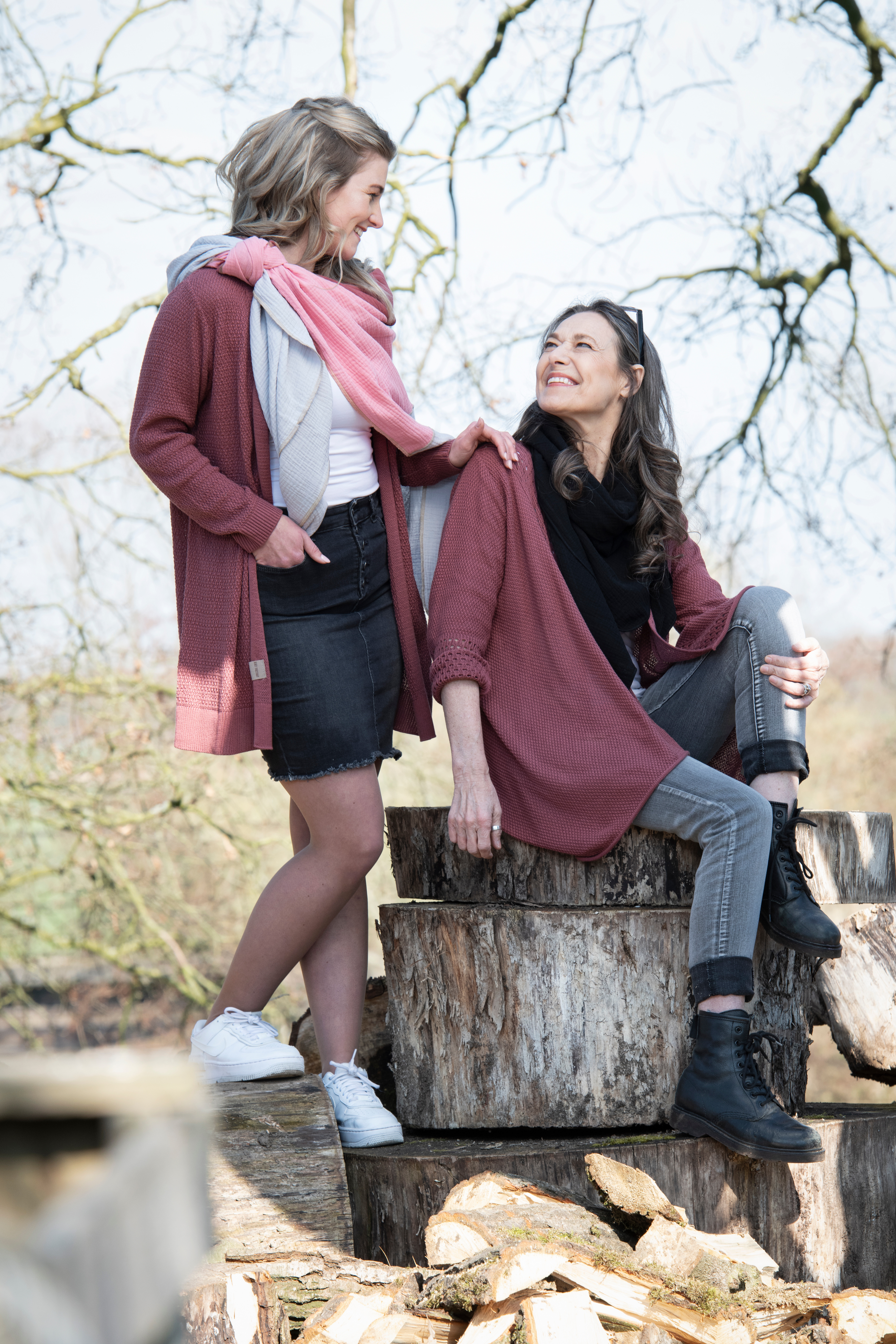 Fay Pareo - XL Scarf - Beach cloth Stone Red/Pink