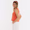 Lumi Gebreid Gilet Sunset Orange - 36/38