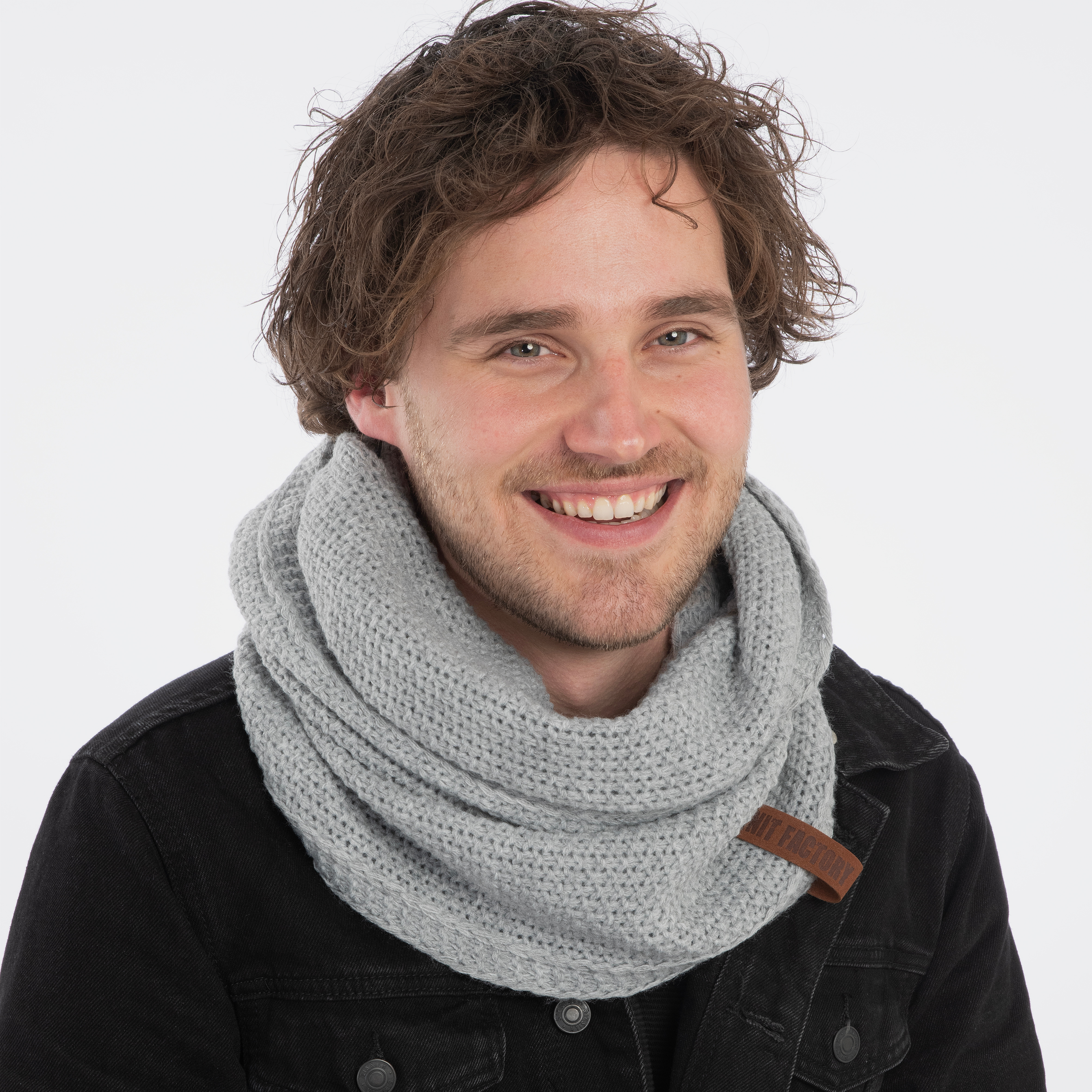 Coco Infinity Scarf Light Grey