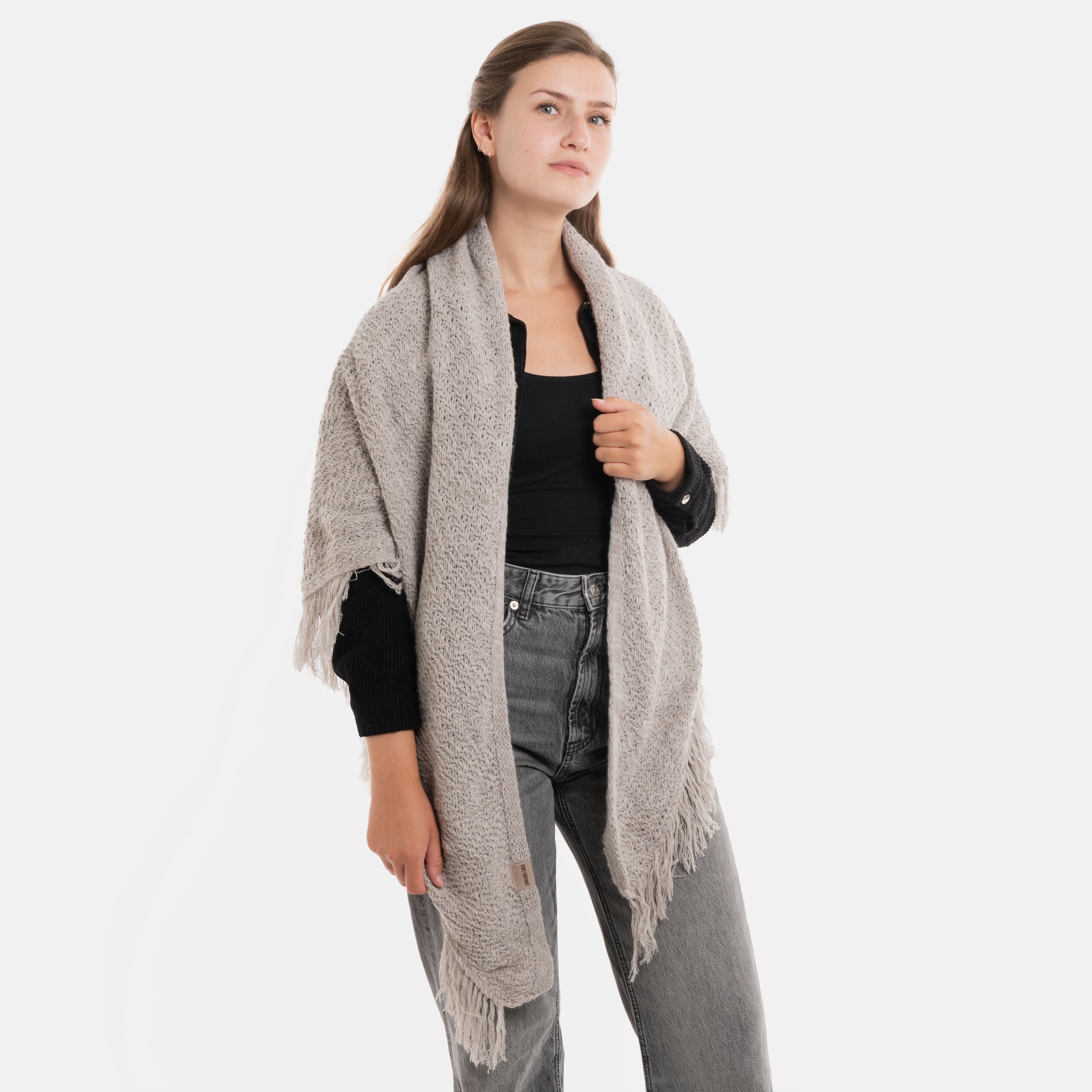 Amber Dreiecksschal Iced Clay