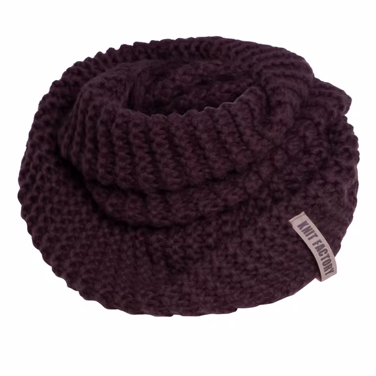 Alex Loop Schal Aubergine