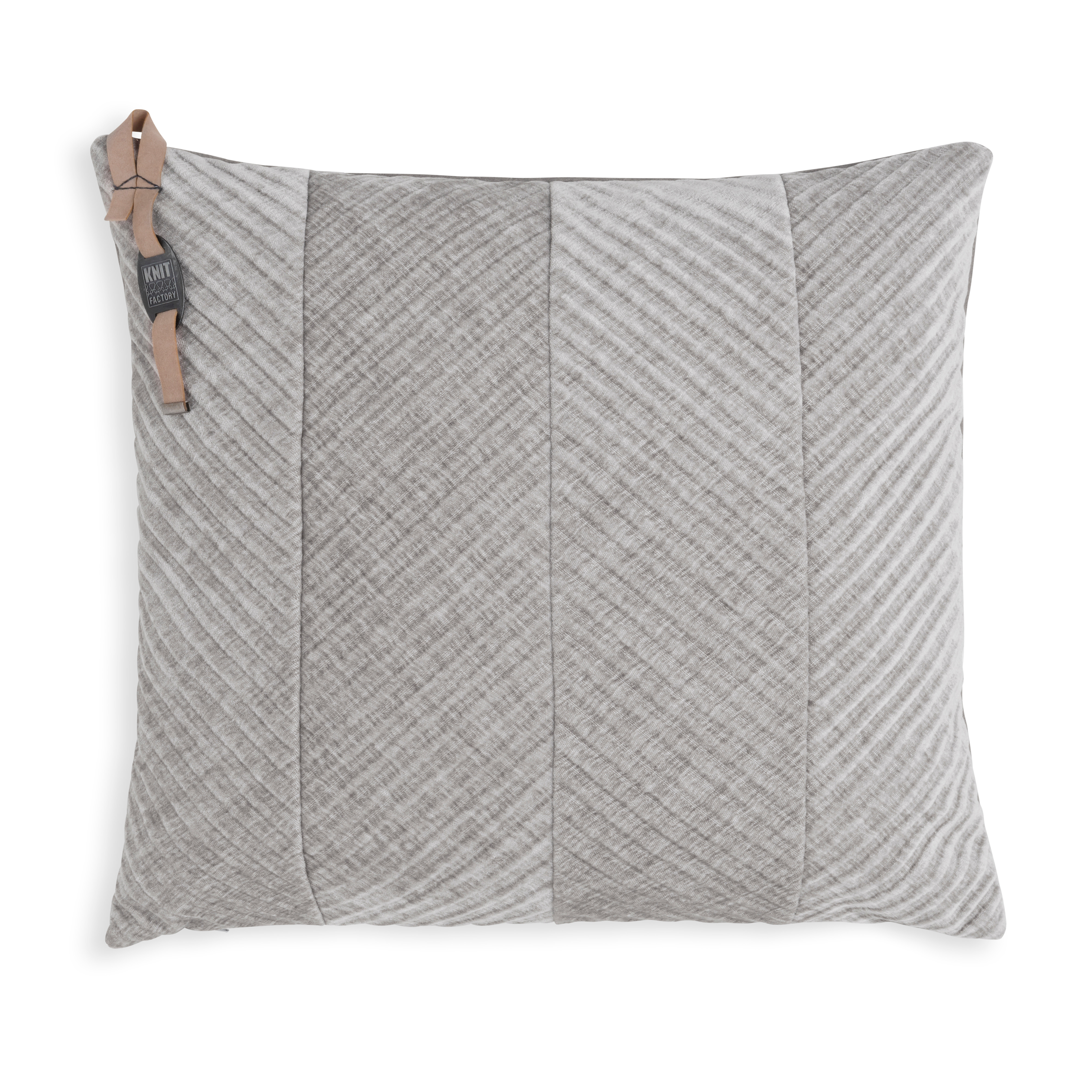 Beau Kussen Licht Grijs - 50x50