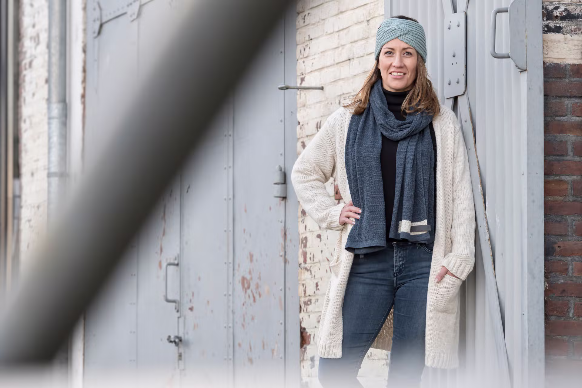 June Sjaal Taupe