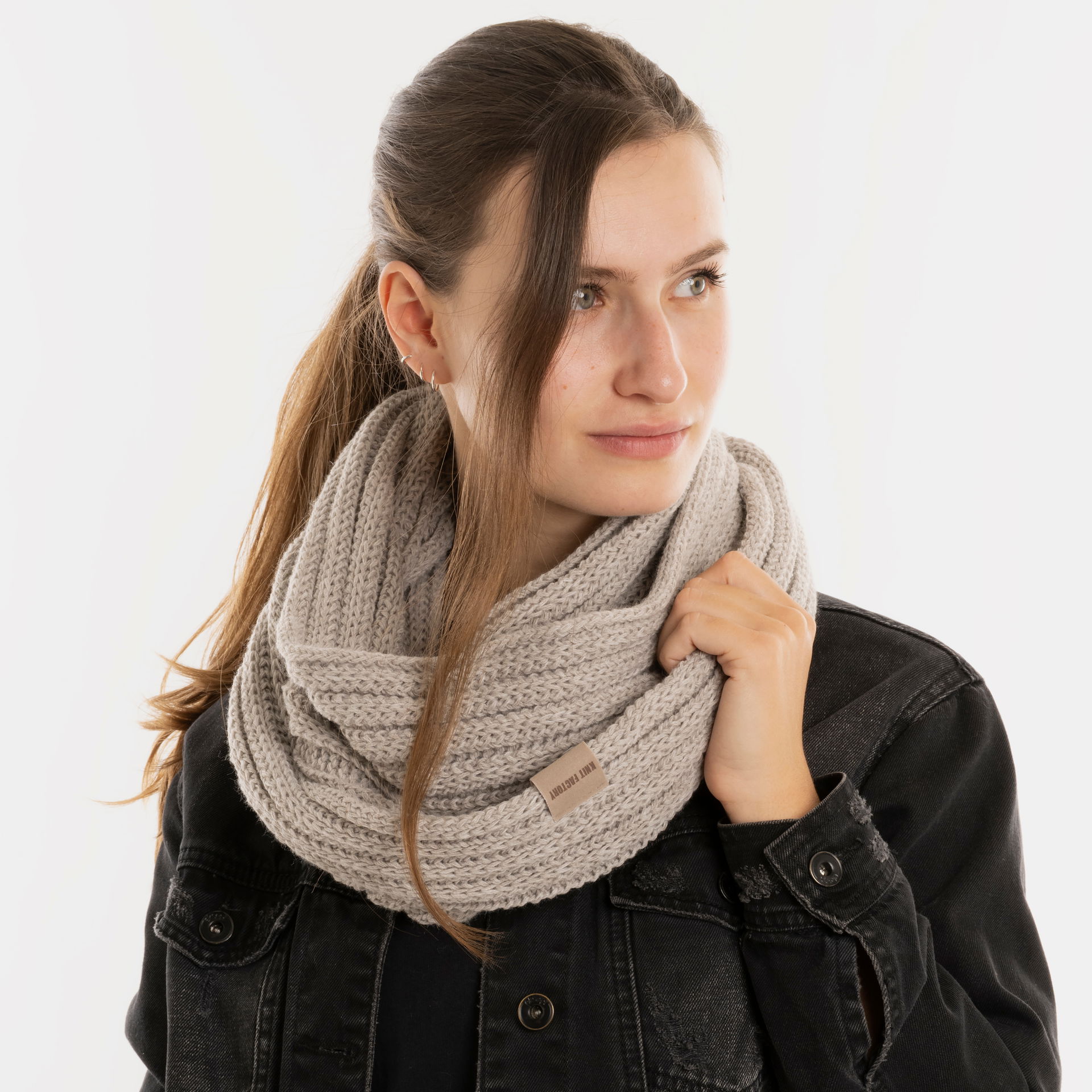 Nica Loop Schal Iced Clay