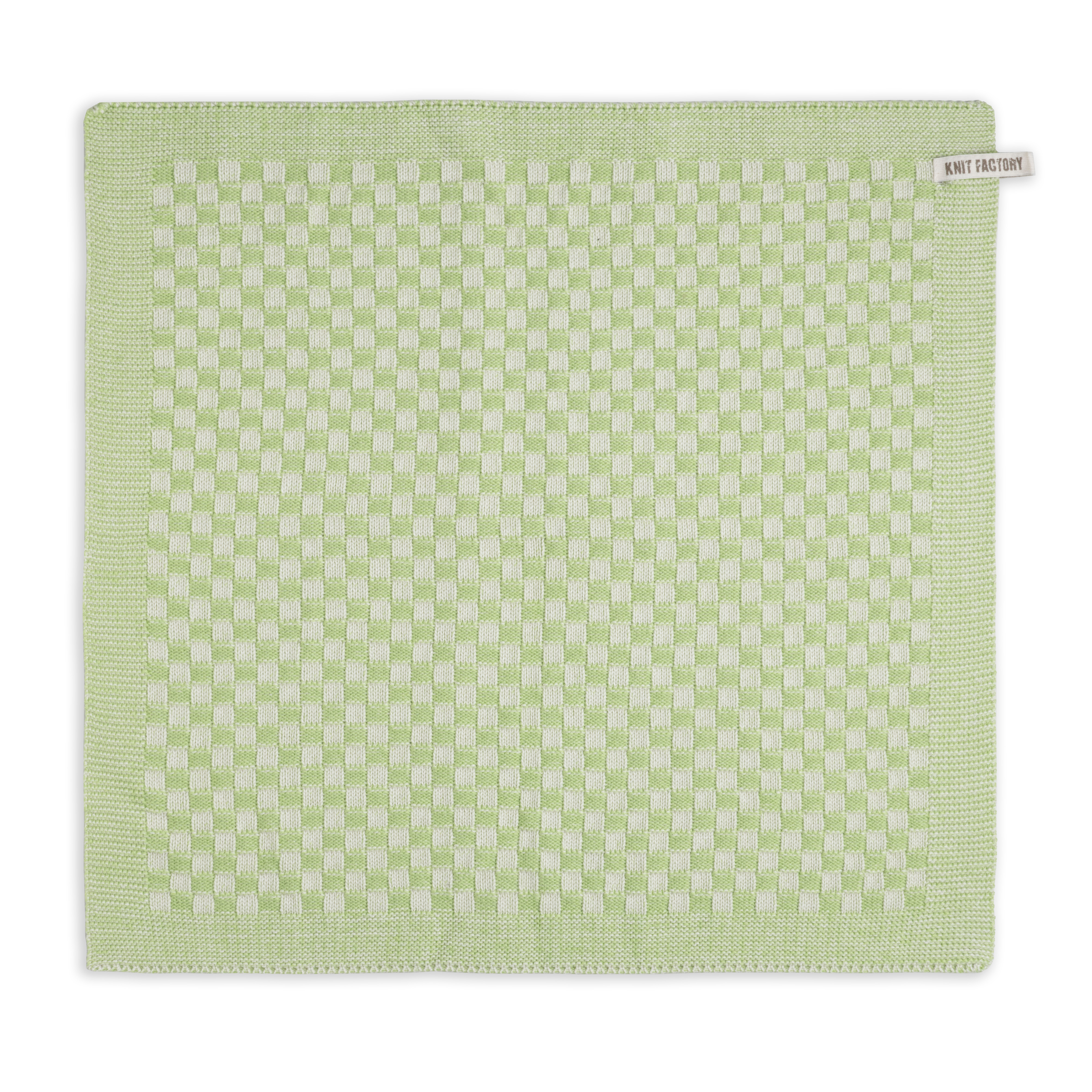 Küchentuch Cubes Ecru/Spring Green