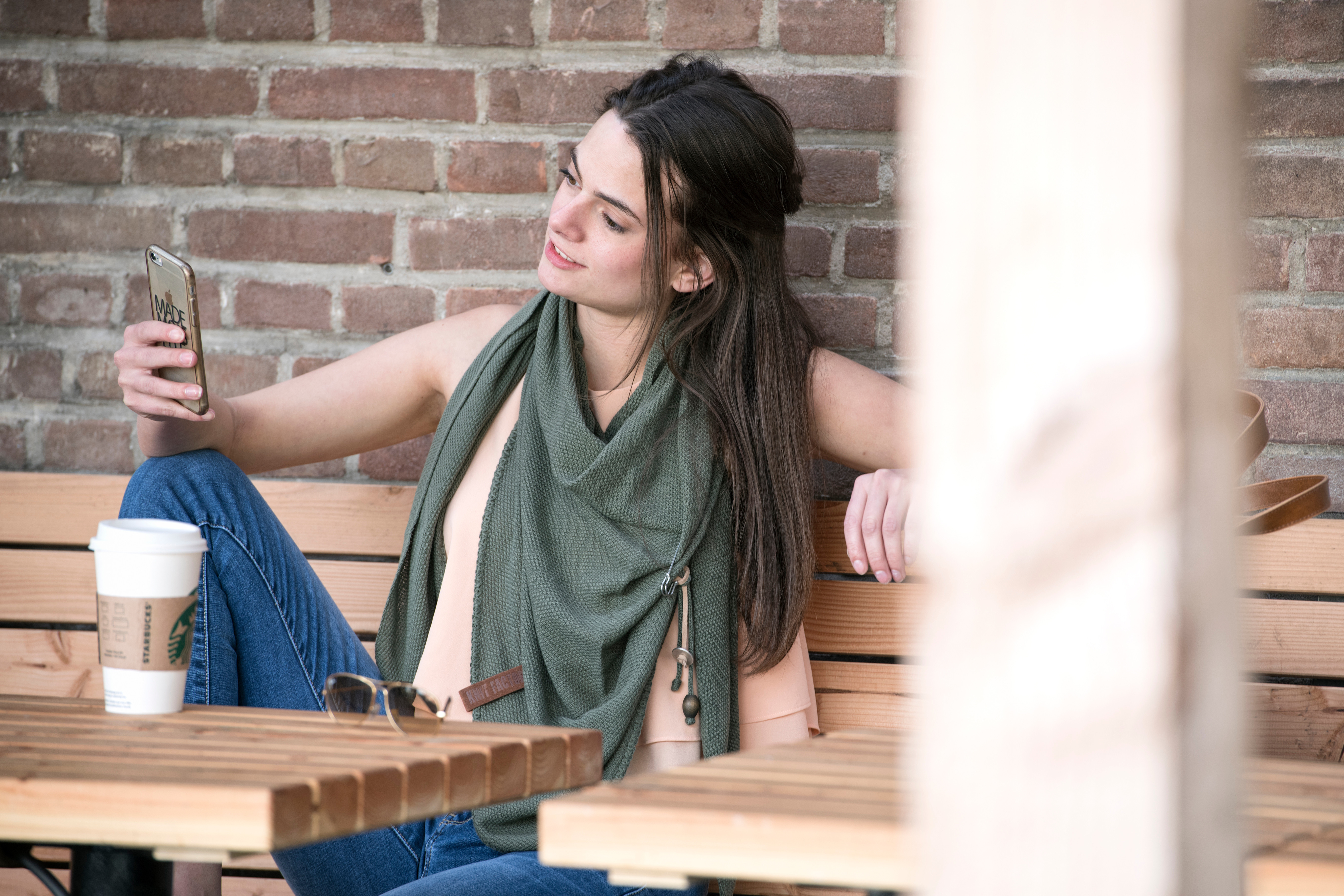 Lola Triangle Scarf Jeans
