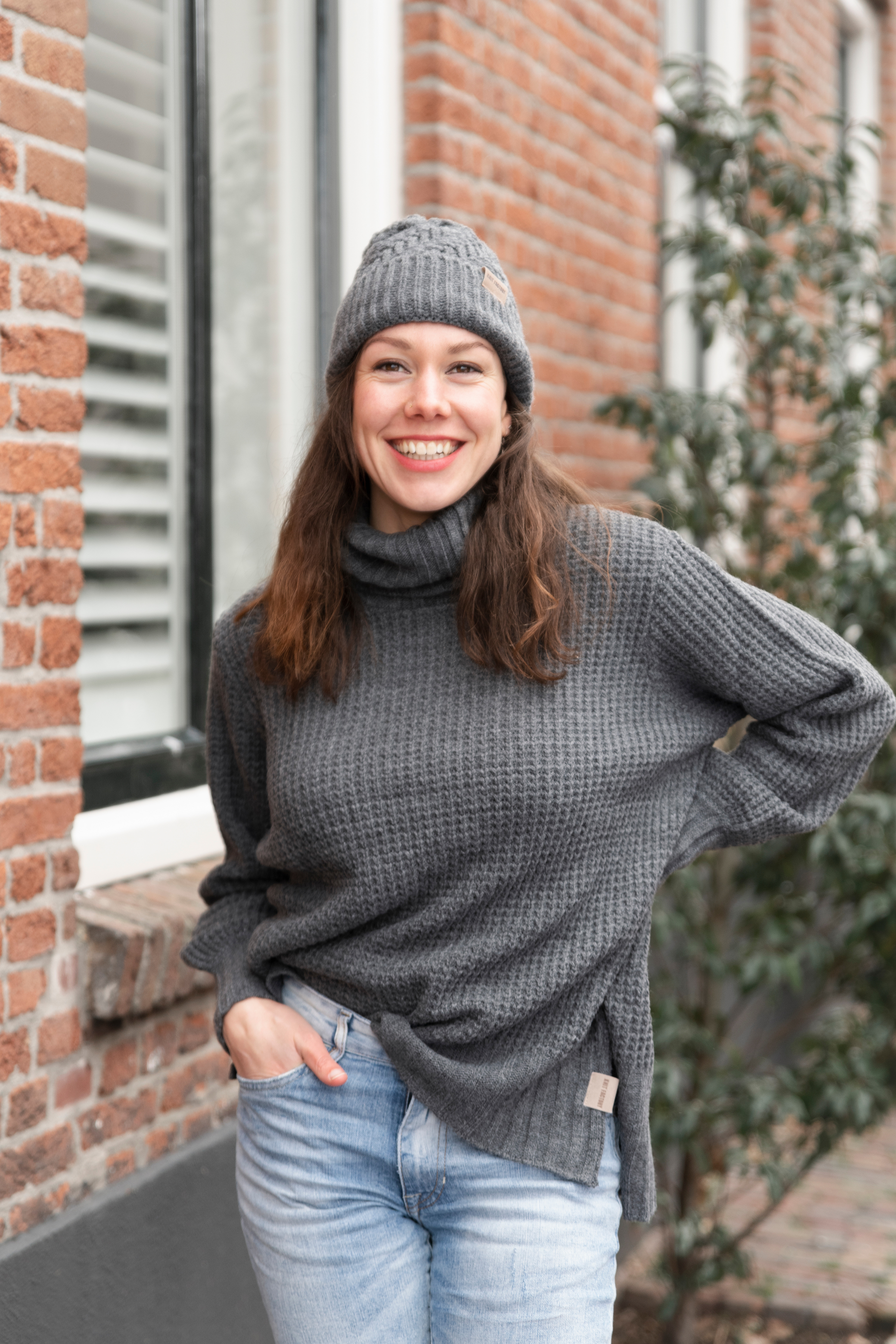 Robin Turtleneck Pullover Anthracite - 36/38