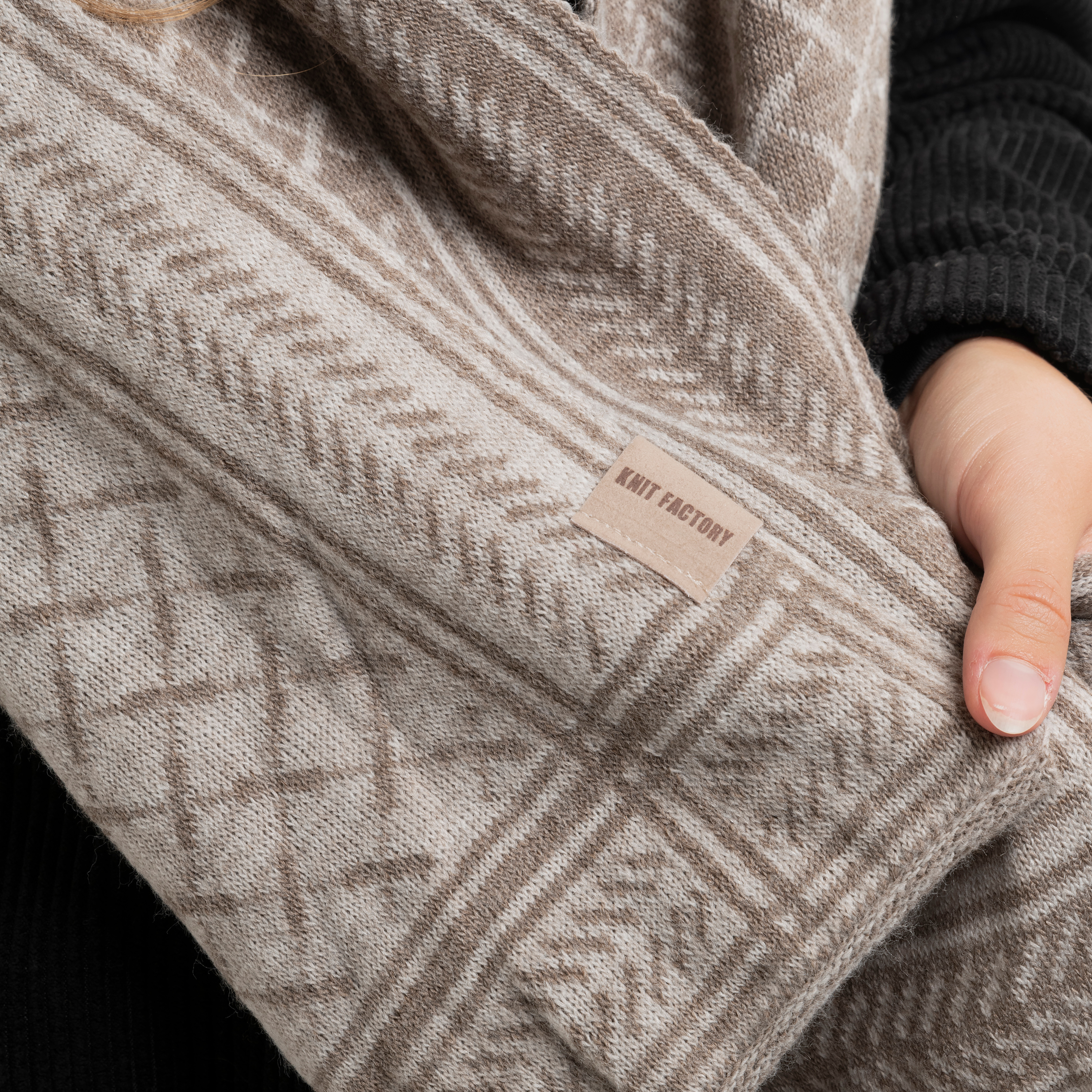 Dusk Scarf Marron/Iced Clay