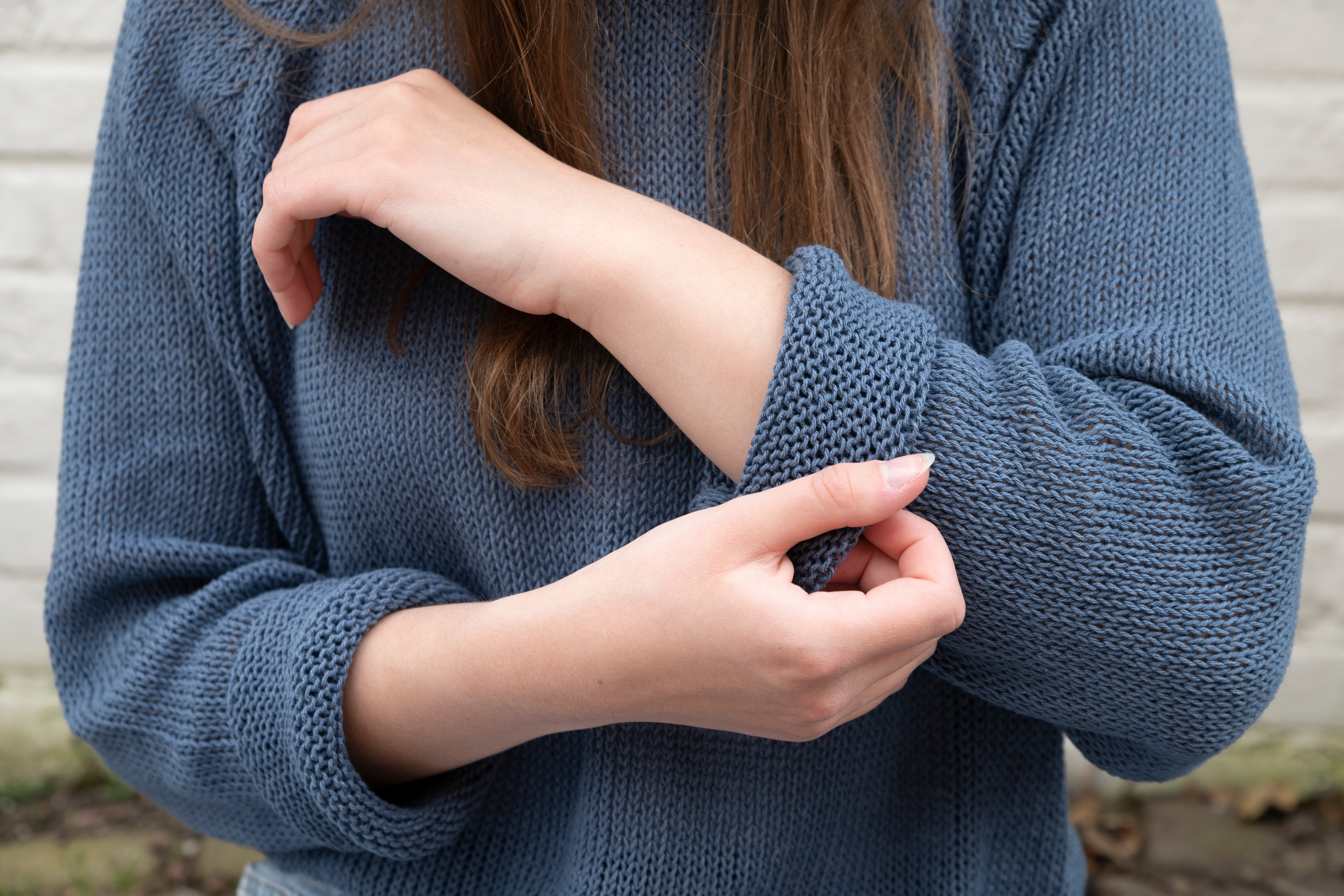 Jasmin Strickpullover Grau - 40/42