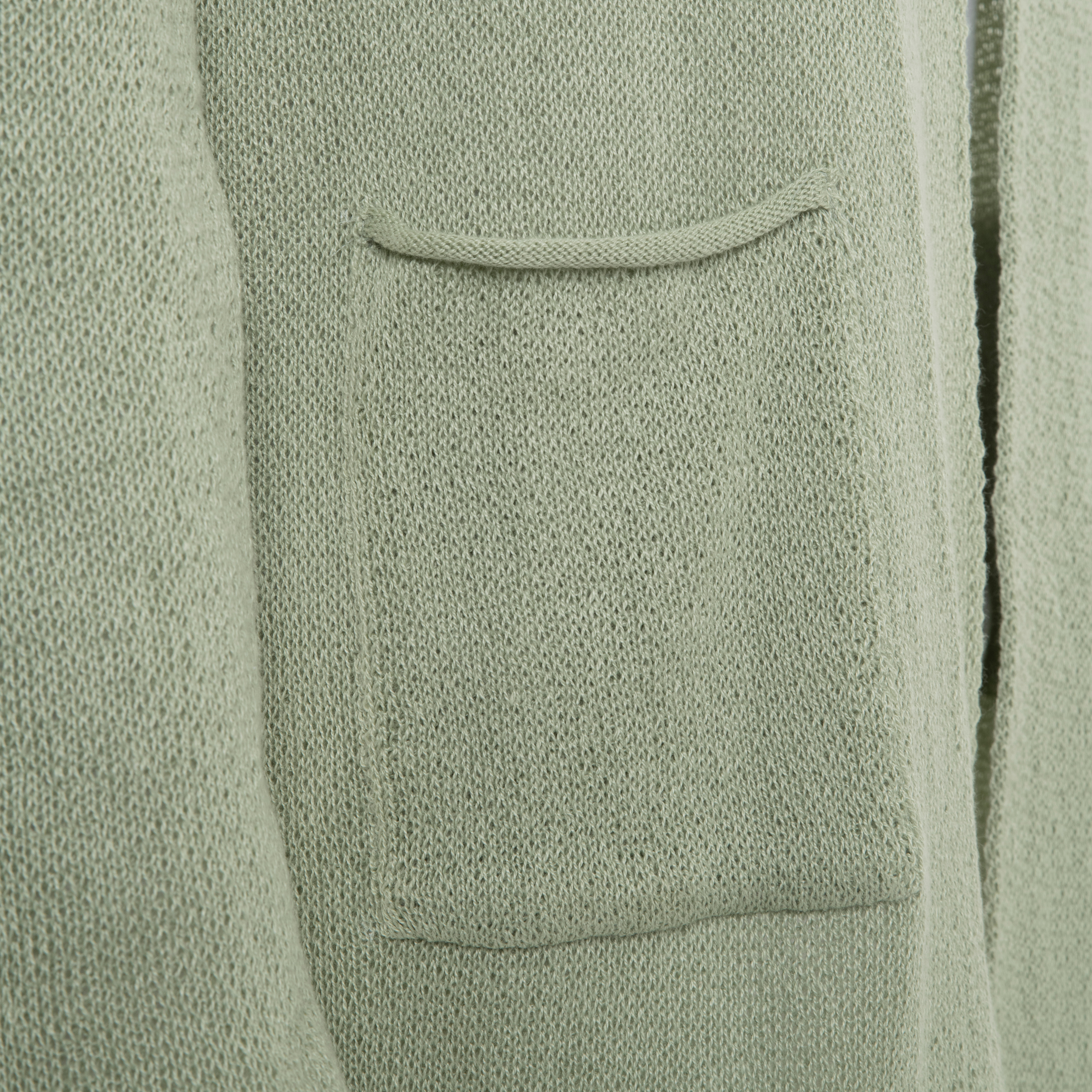 Ella Gebreid Vest Sage Green - 40/42